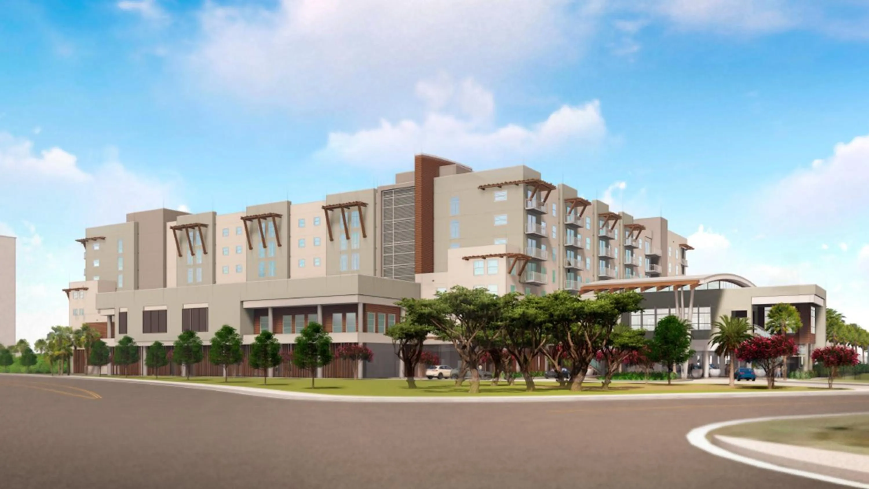 Property building in Holiday Inn Club Vacations Myrtle Beach Oceanfront