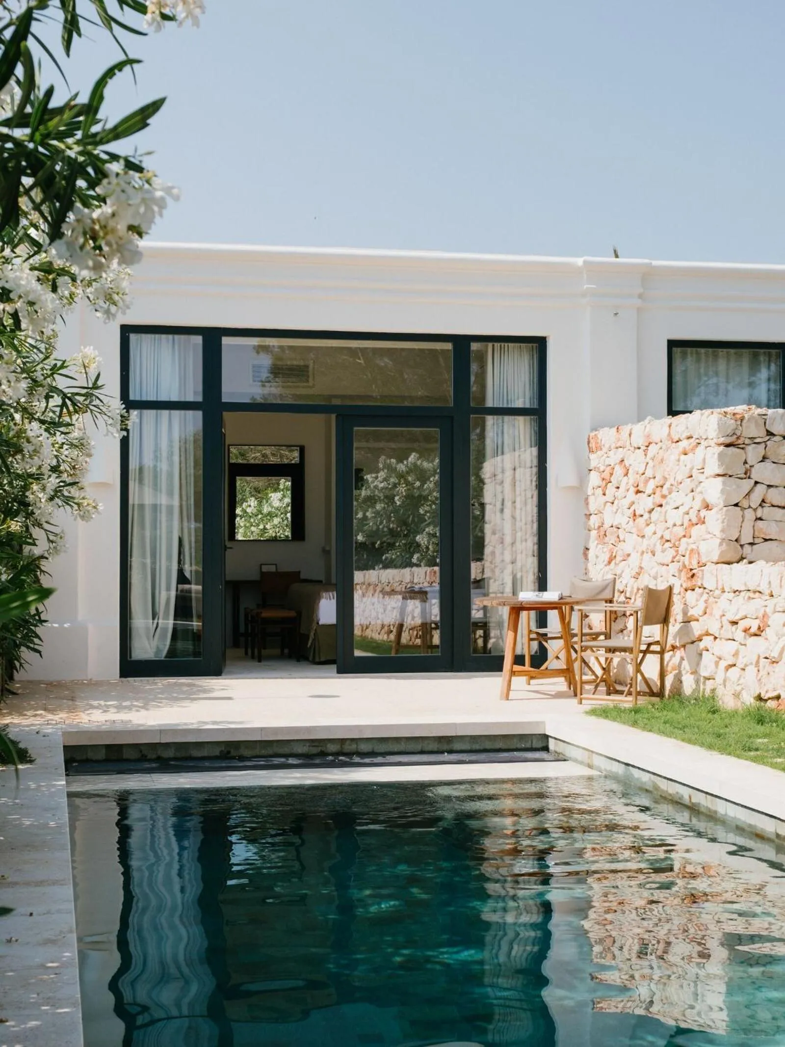 Swimming pool in CAP Menorca Relais & Chateaux