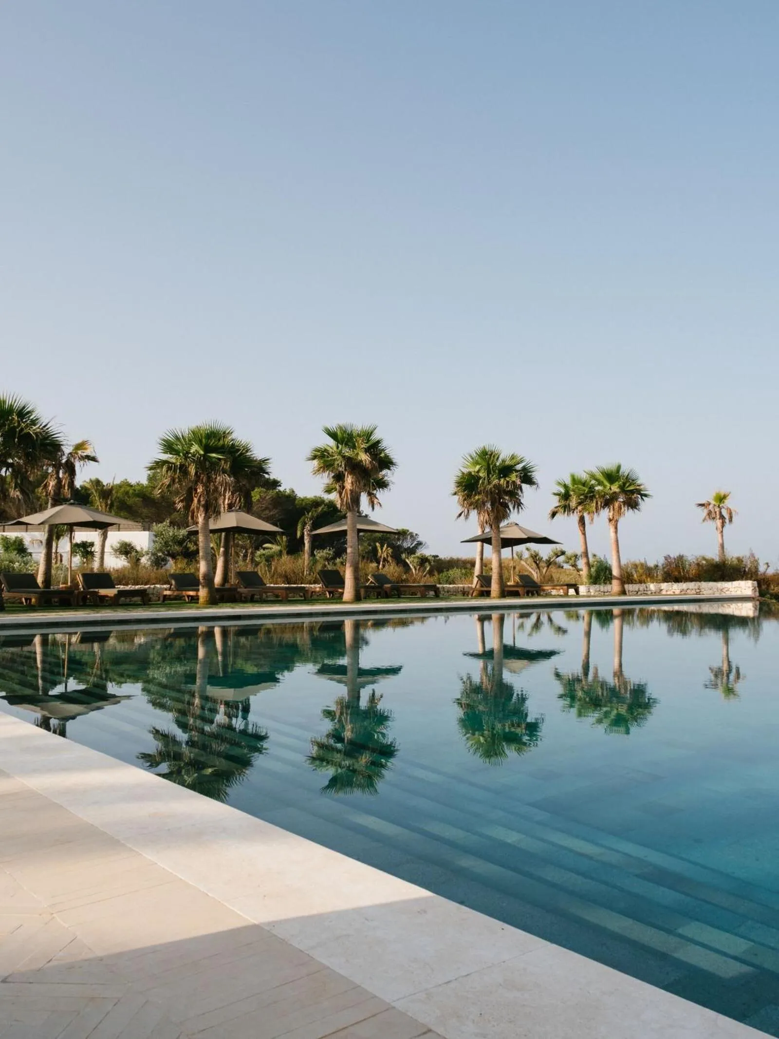 Swimming pool in CAP Menorca Relais & Chateaux