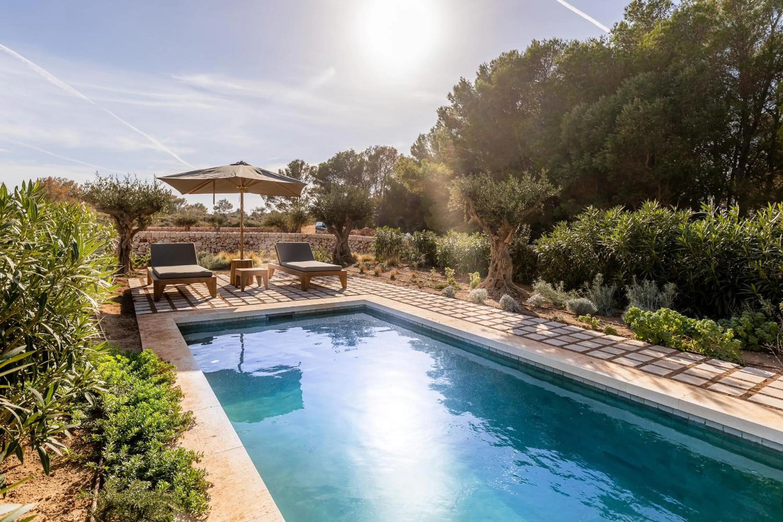 Swimming pool in CAP Menorca Relais & Chateaux