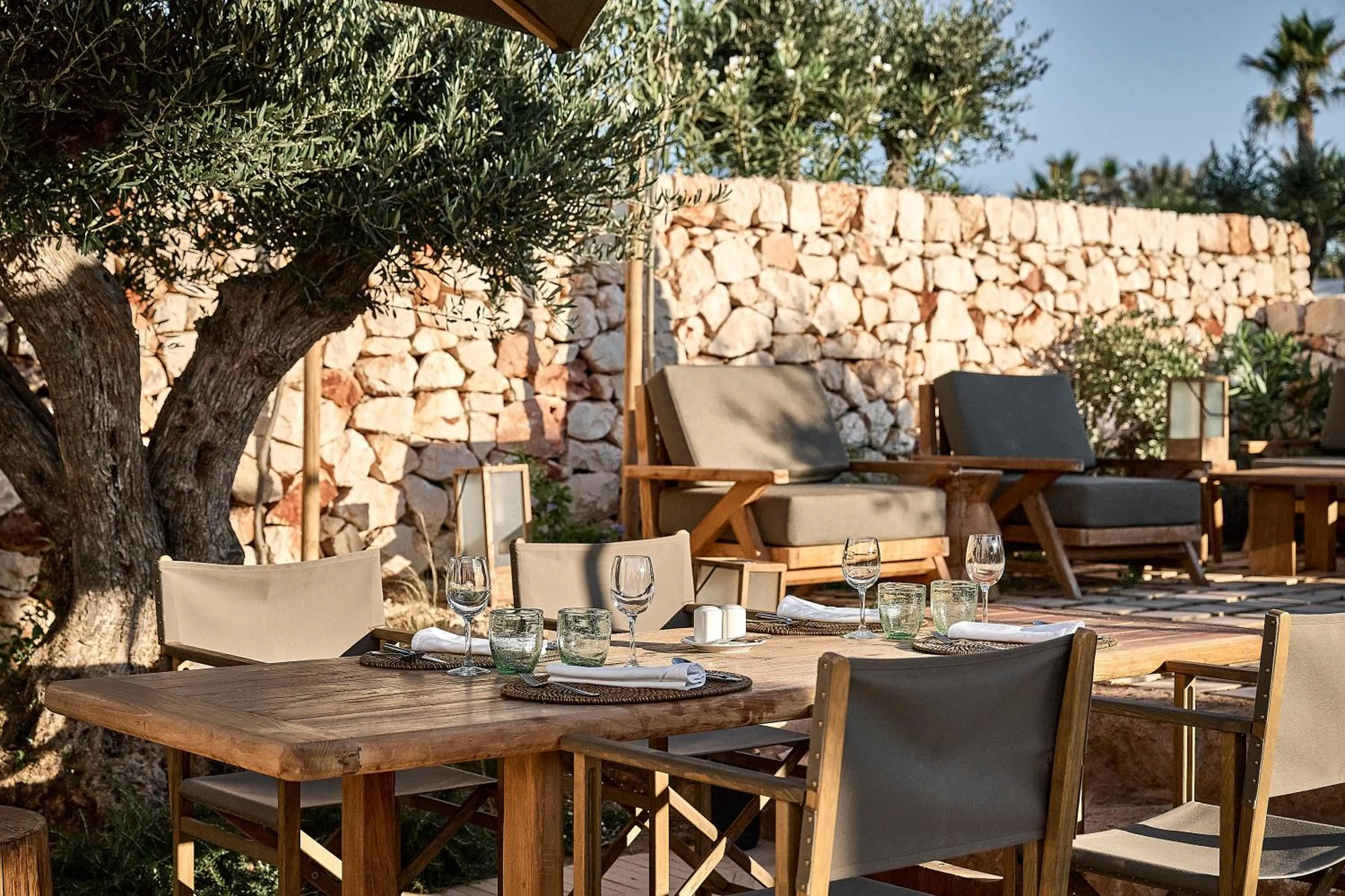 Patio in CAP Menorca Relais & Chateaux