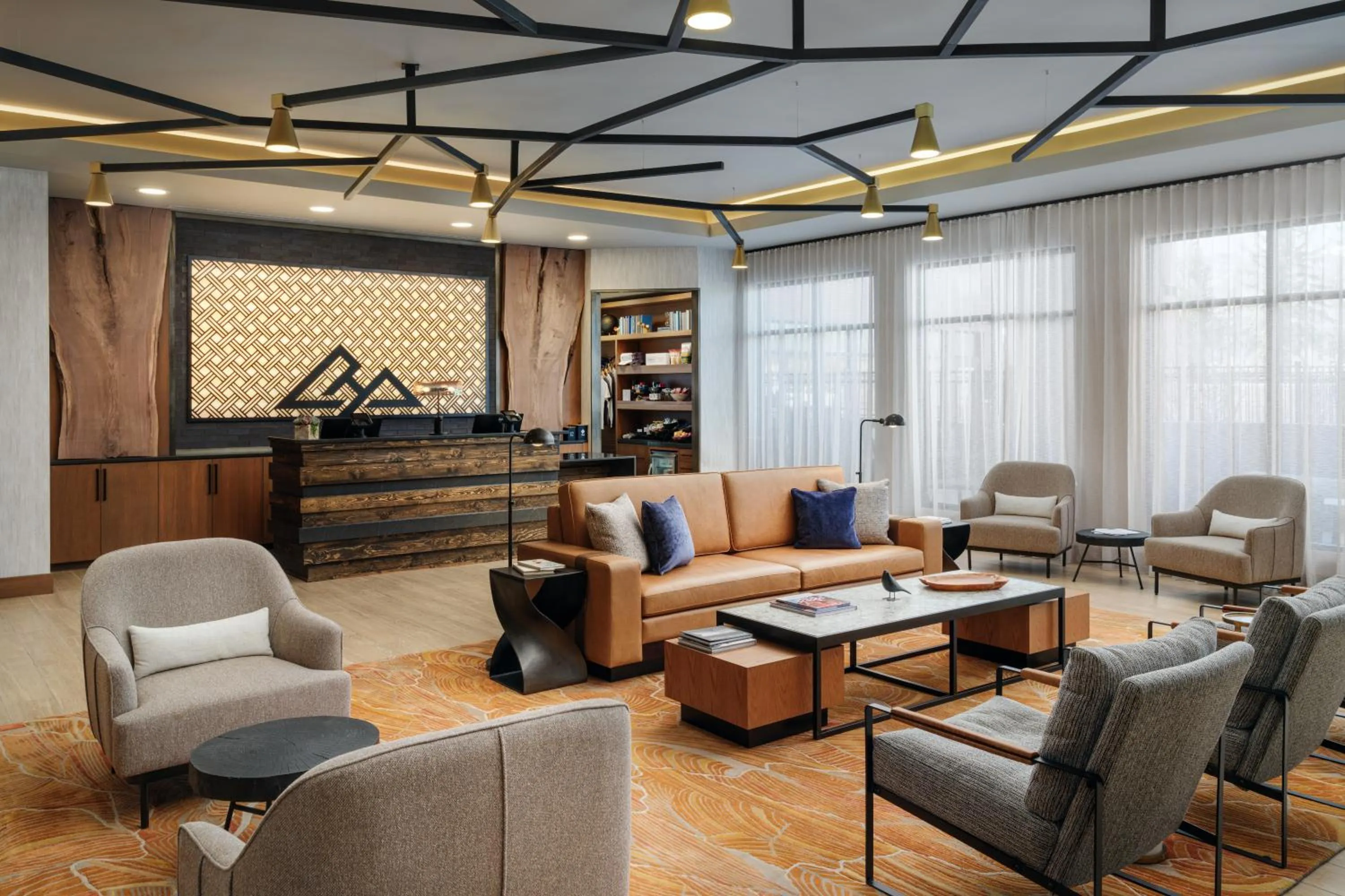 Lobby or reception in The Hoffmann Hotel Basalt Aspen Tapestry Collection Hilton