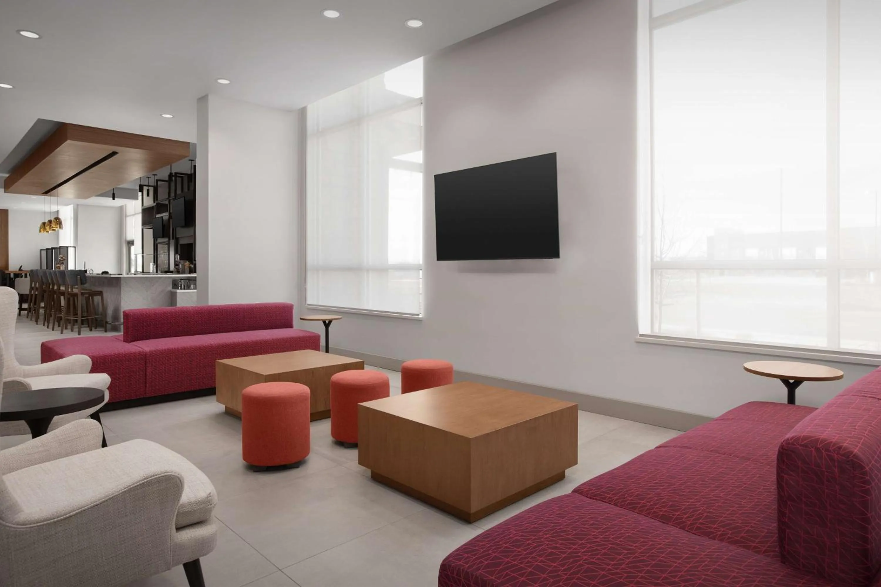 Lounge or bar in Hilton Garden Inn Denver Airport Tower Road