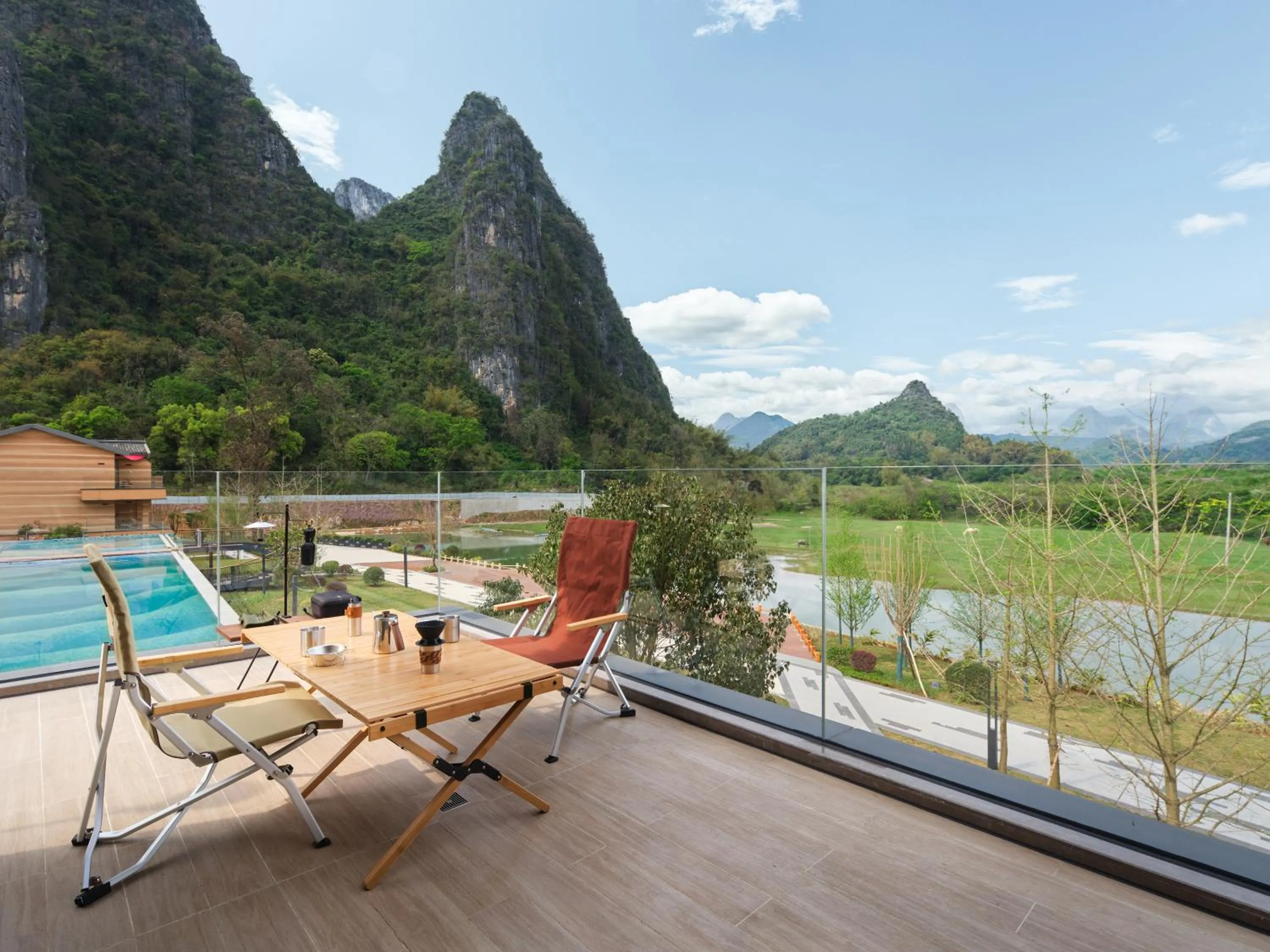Balcony/Terrace in Hilton Garden Inn Guilin Yangshuo