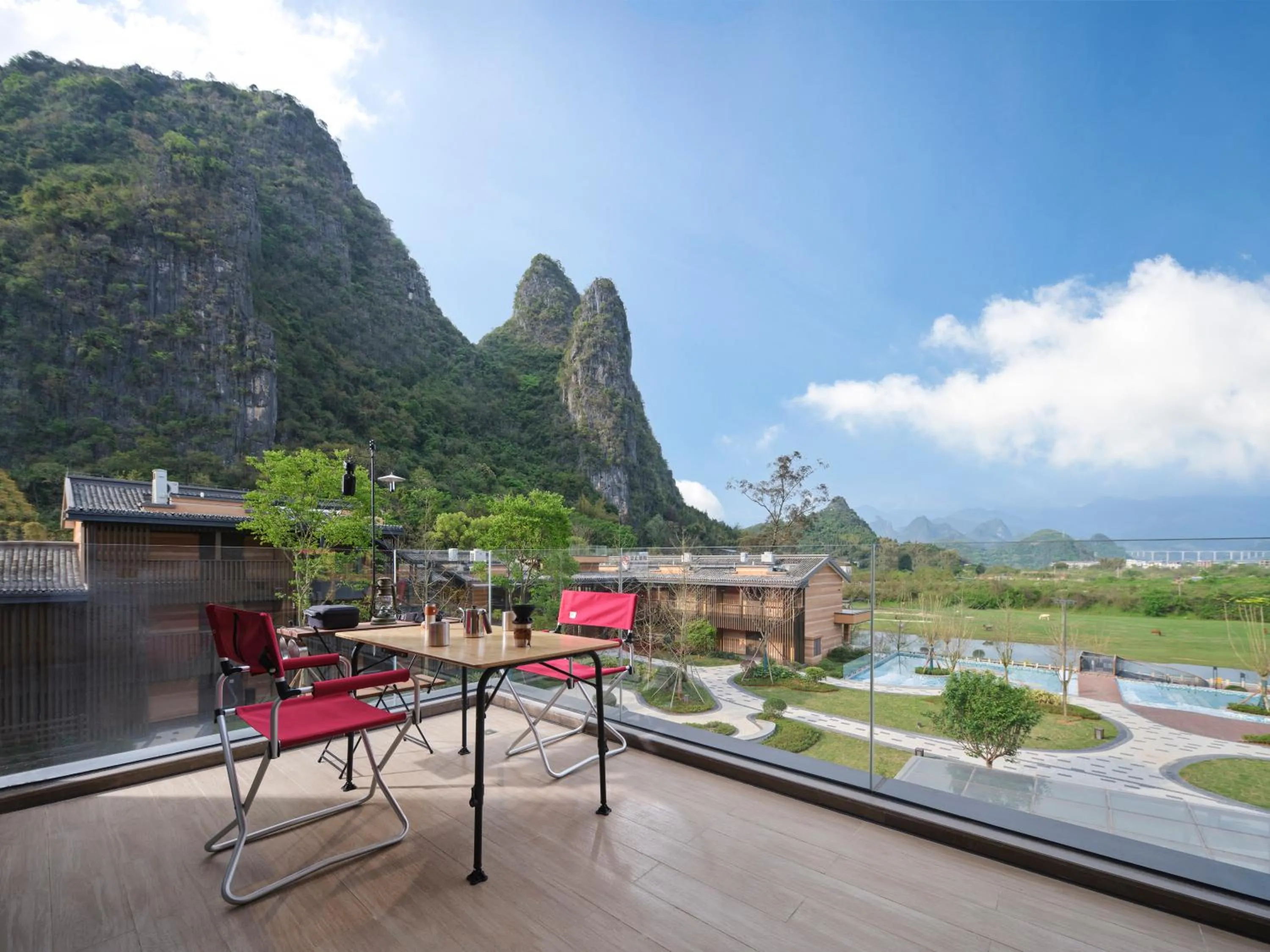 Balcony/Terrace in Hilton Garden Inn Guilin Yangshuo
