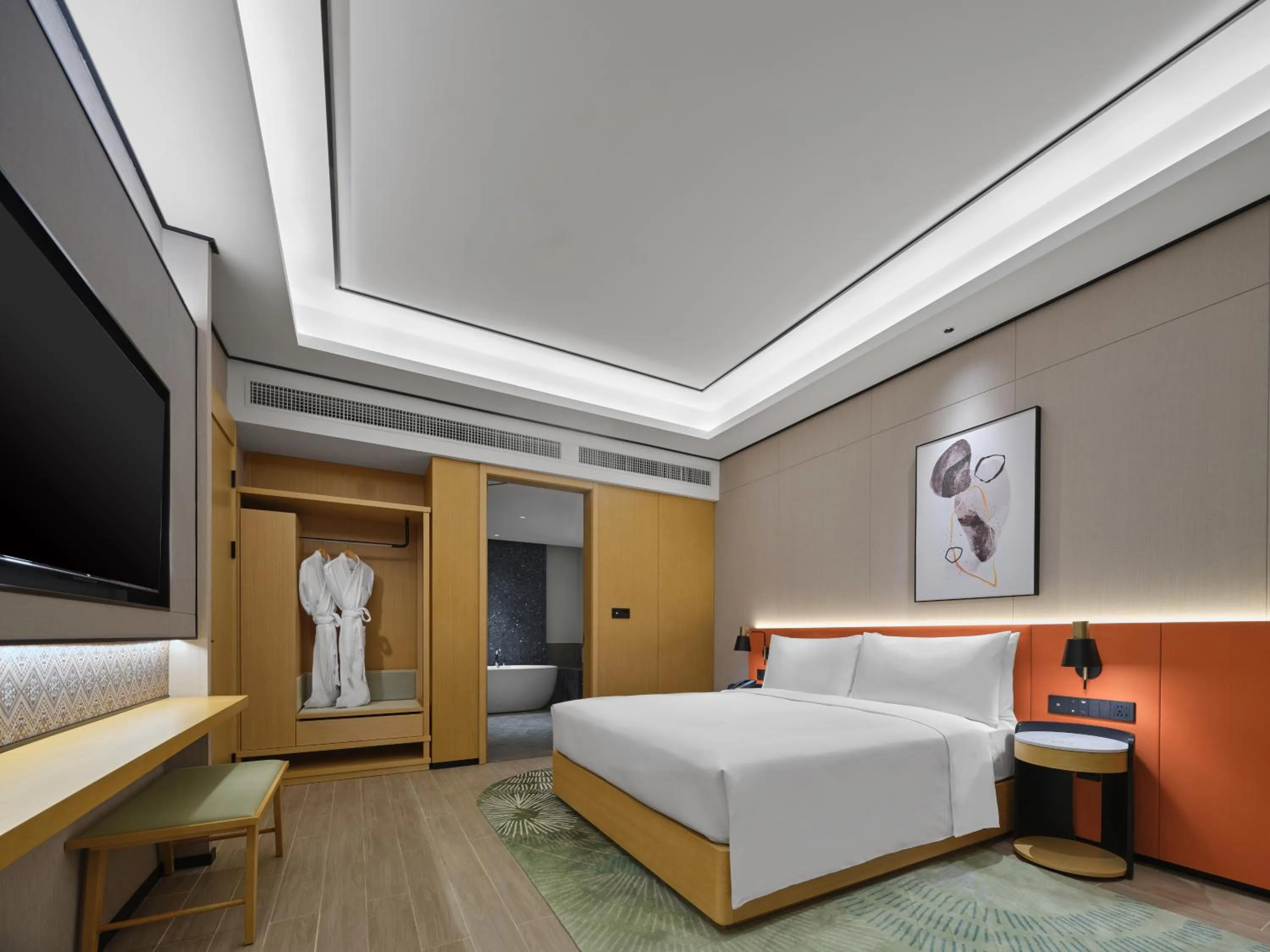 Bedroom, Bed in Hilton Garden Inn Guilin Yangshuo