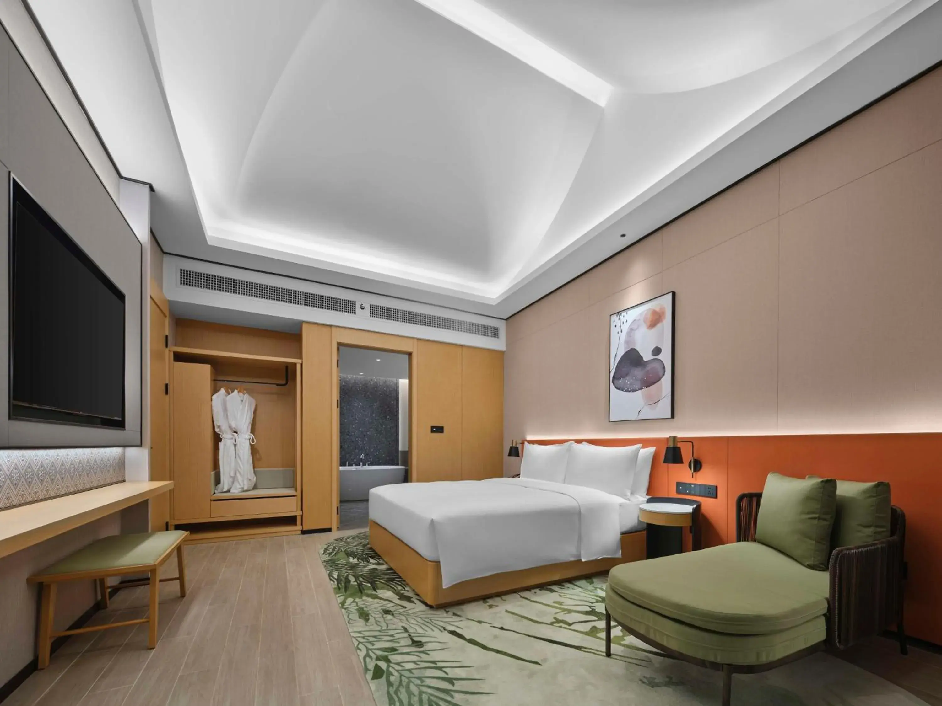 Bed in Hilton Garden Inn Guilin Yangshuo Bed in Hilton Garden Inn Guilin Yangshuo