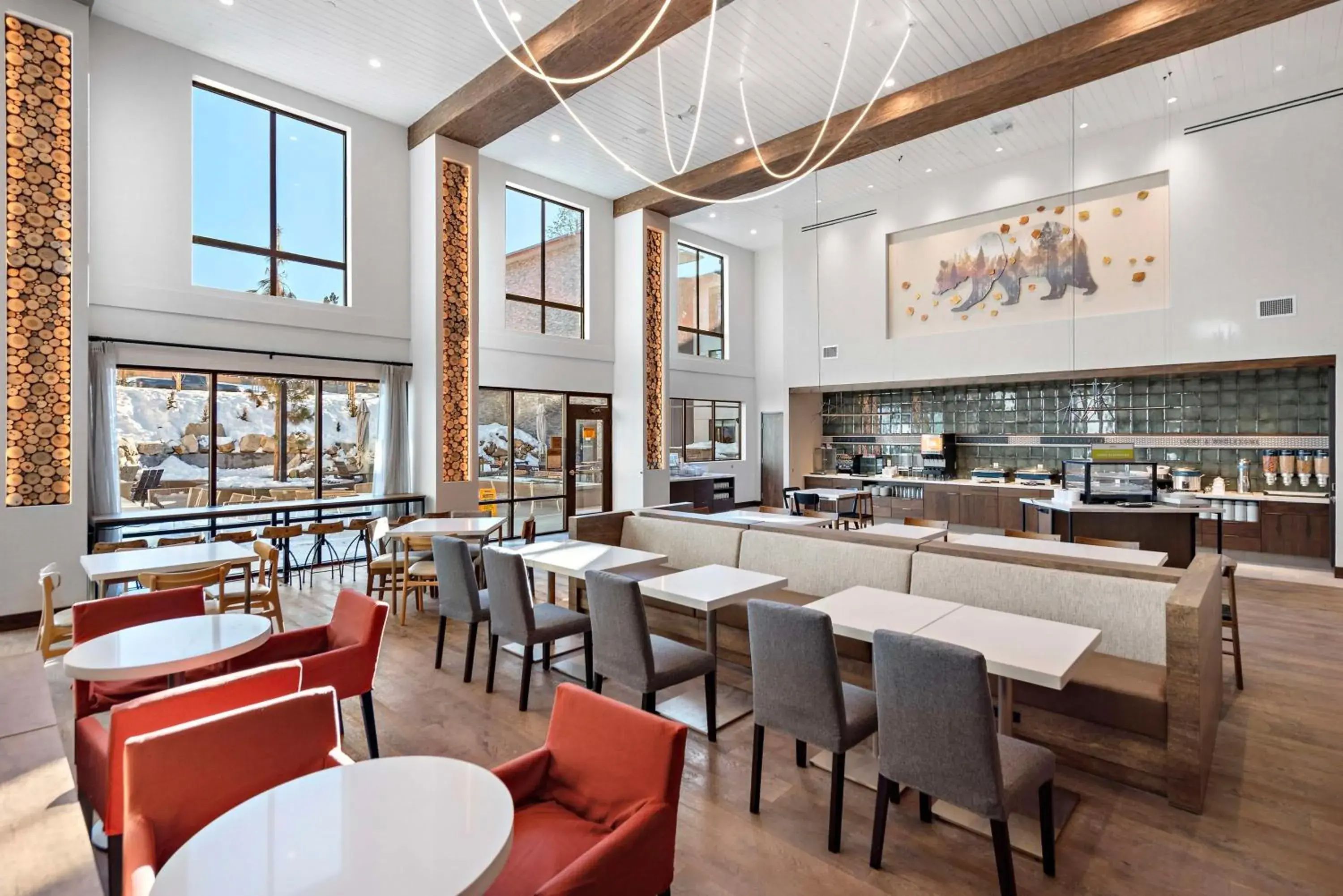 Breakfast in Hampton Inn Big Bear Lake Breakfast in Hampton Inn Big Bear Lake