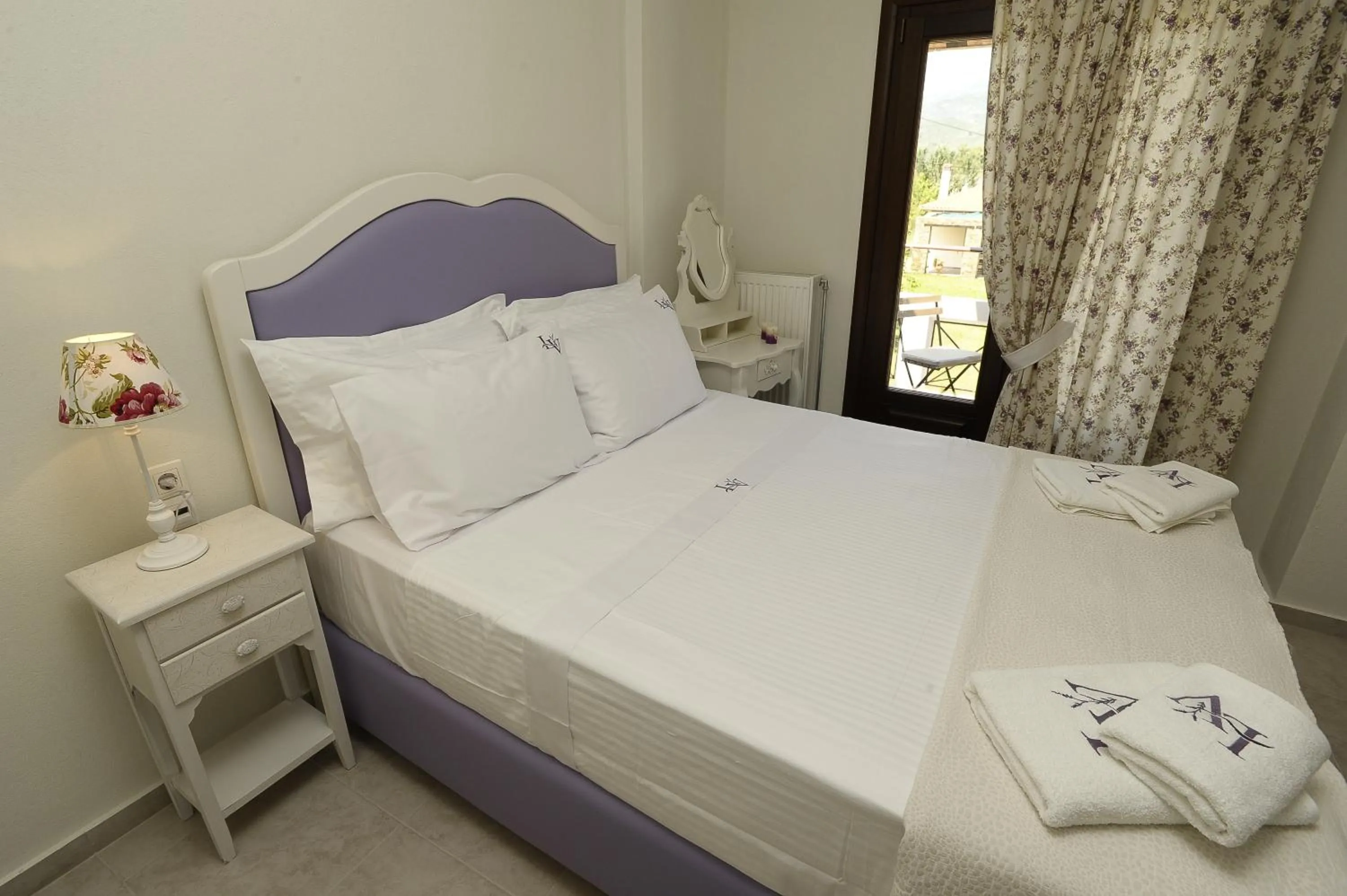 Bed in Levantes Villas