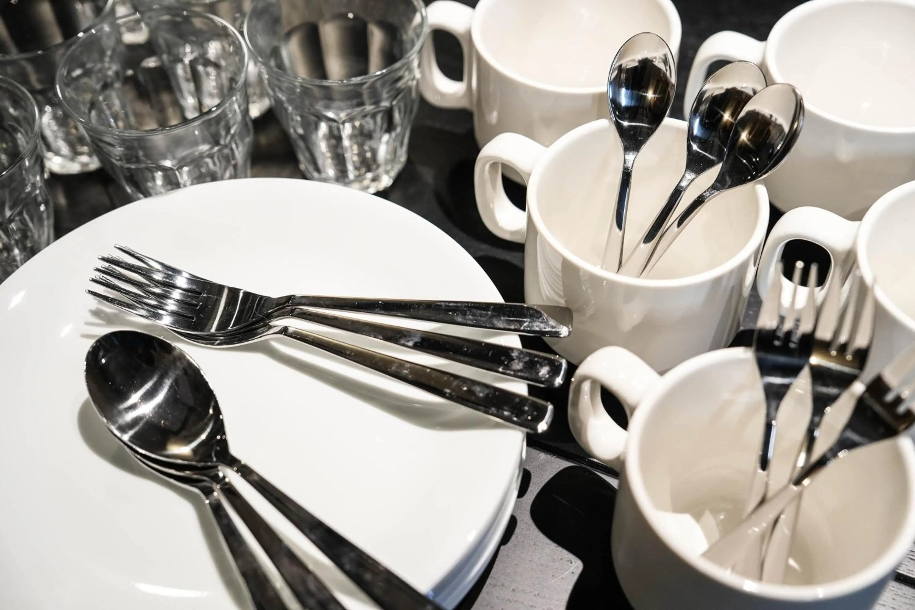 Kitchen or kitchenette in Green Room Hotel