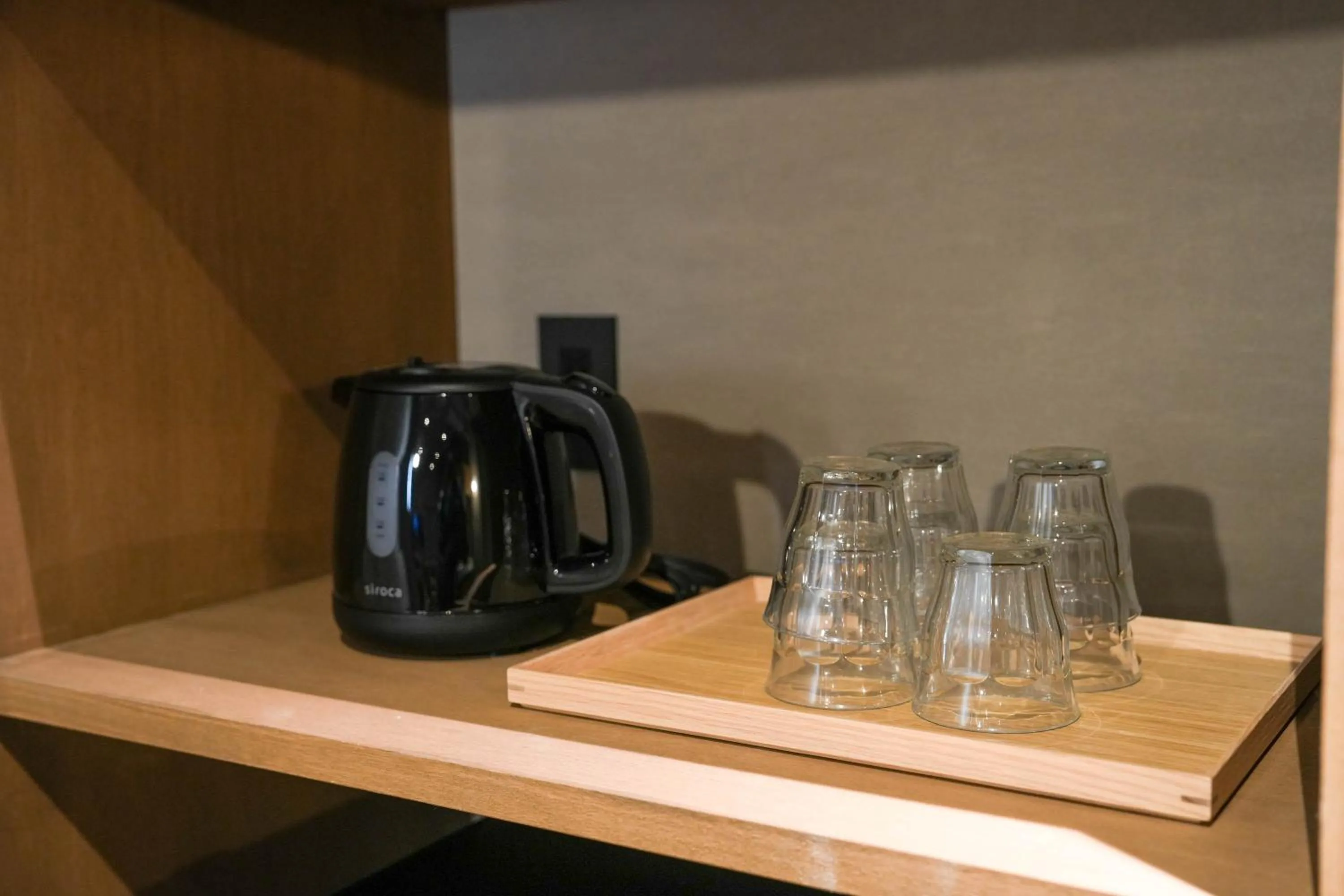 Kitchen or kitchenette in Green Room Hotel