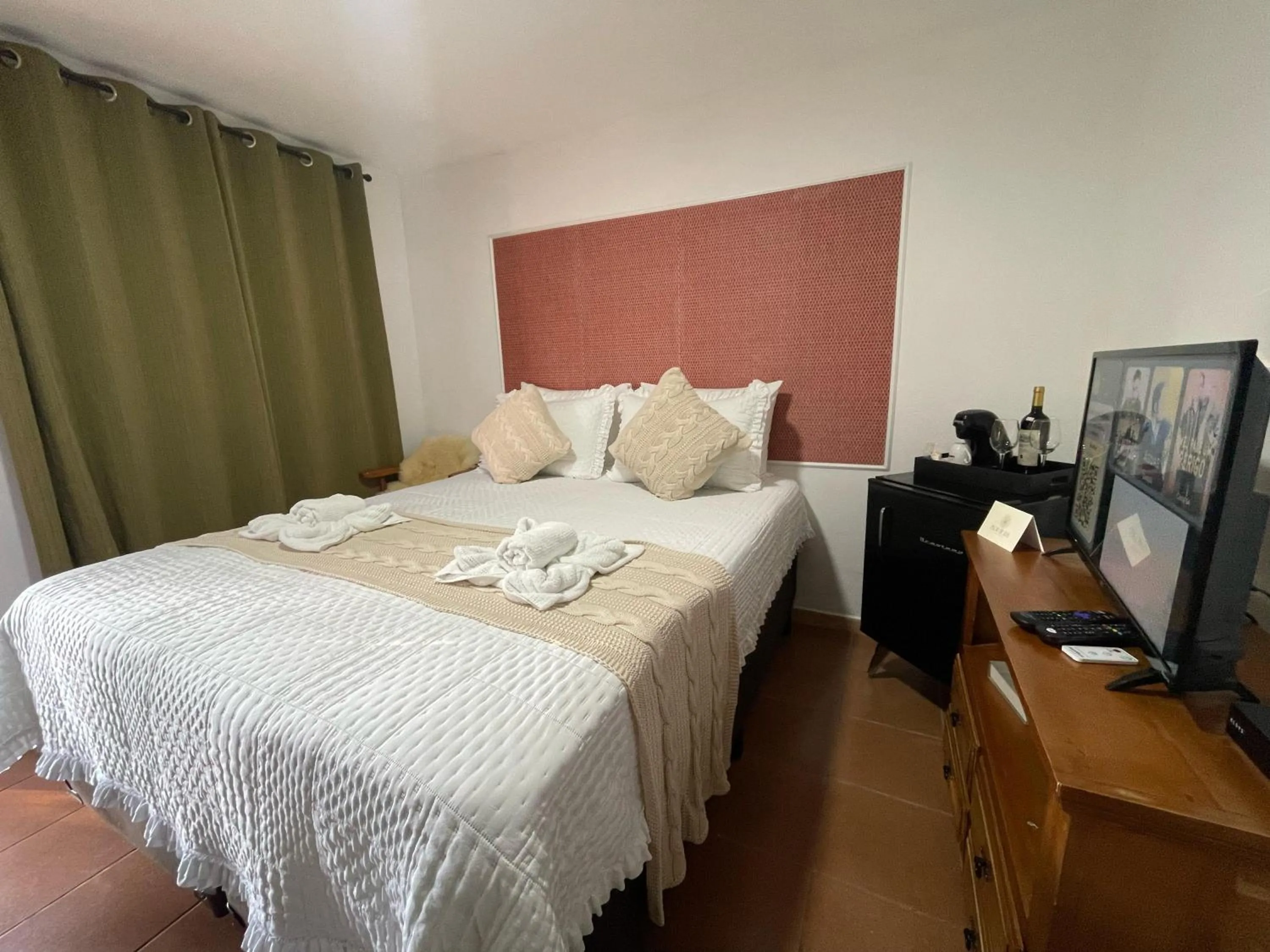 Bed in Pousada Flor de Lua Monte Verde