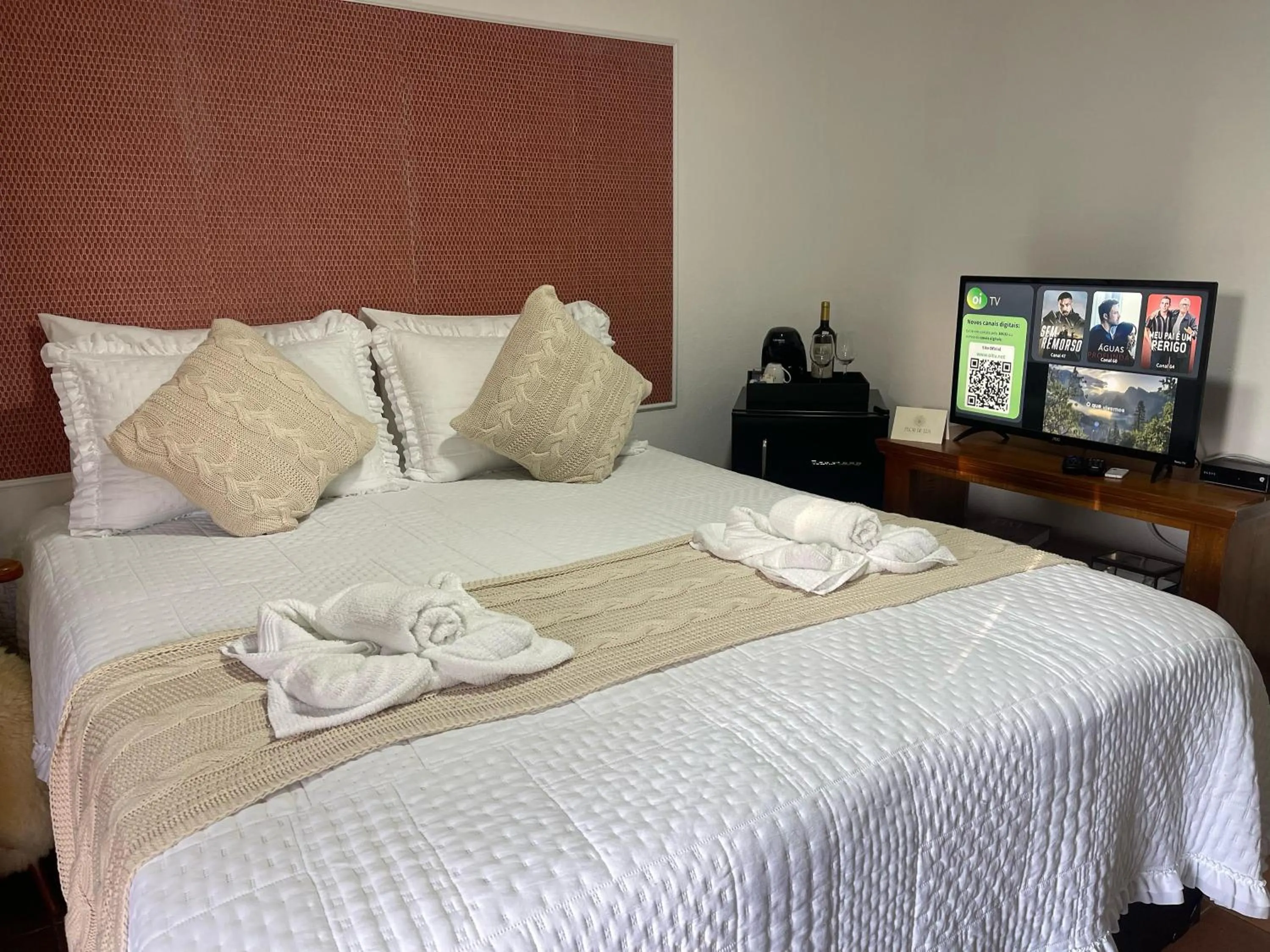 Bed in Pousada Flor de Lua Monte Verde