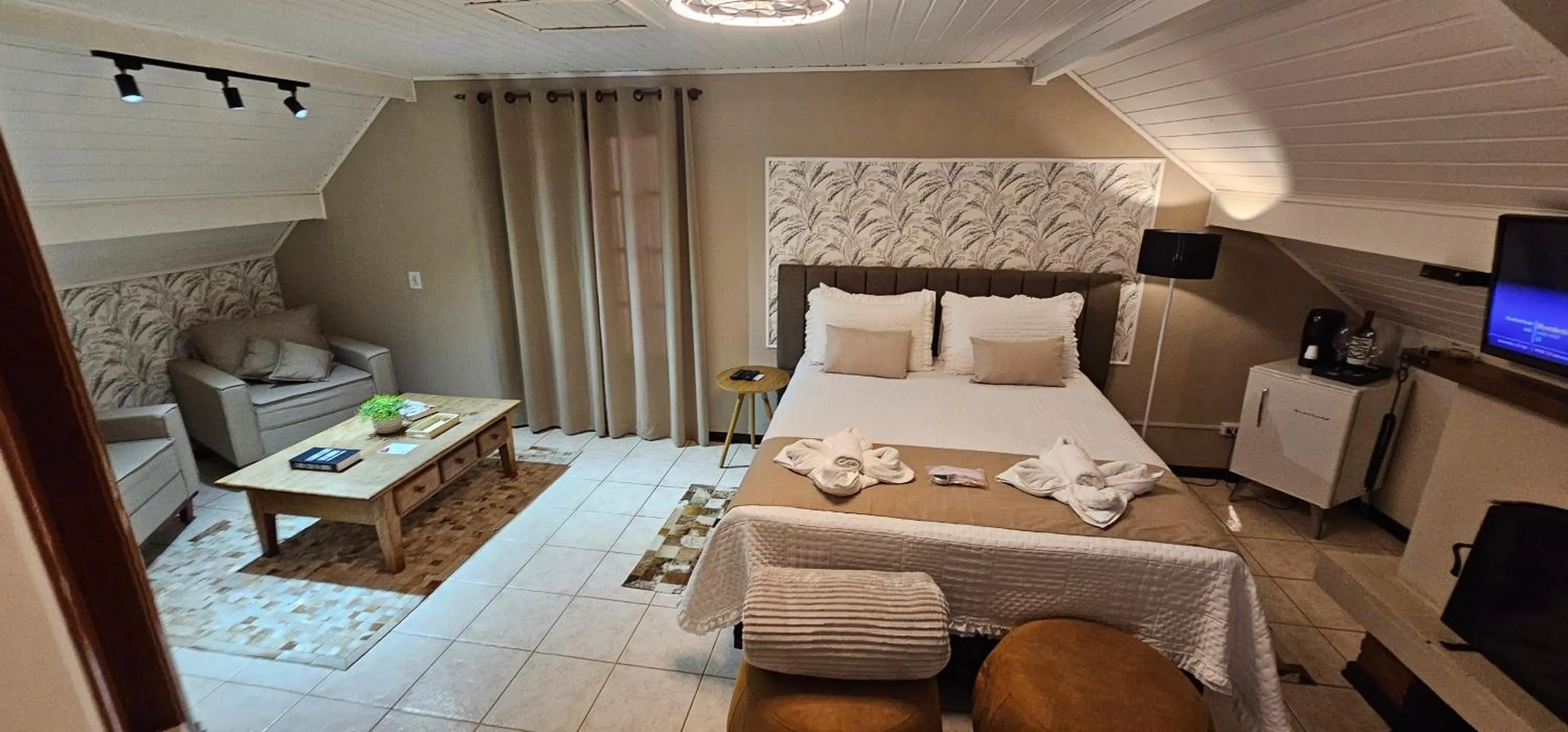 Bed in Pousada Flor de Lua Monte Verde