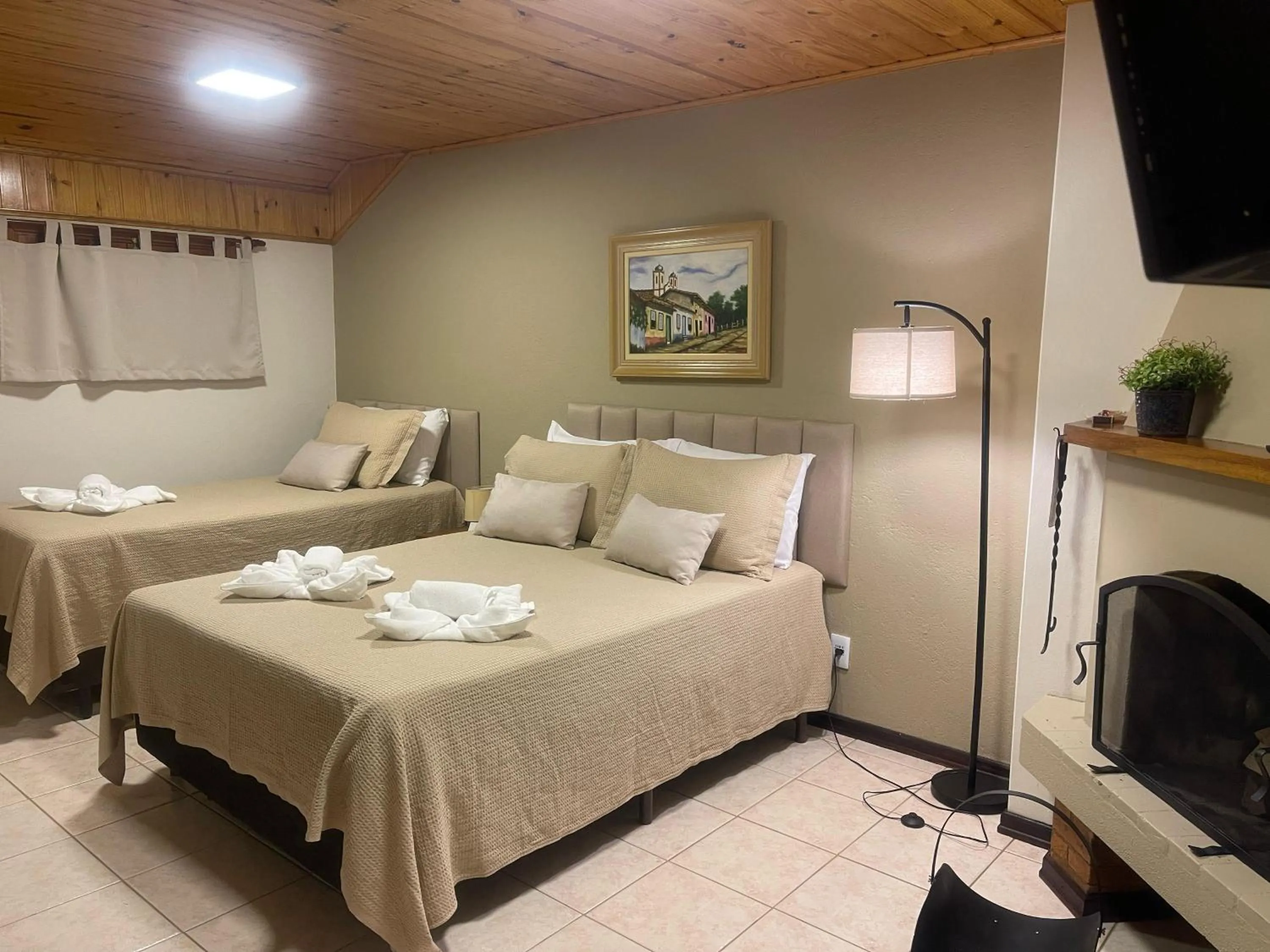 Bed in Pousada Flor de Lua Monte Verde