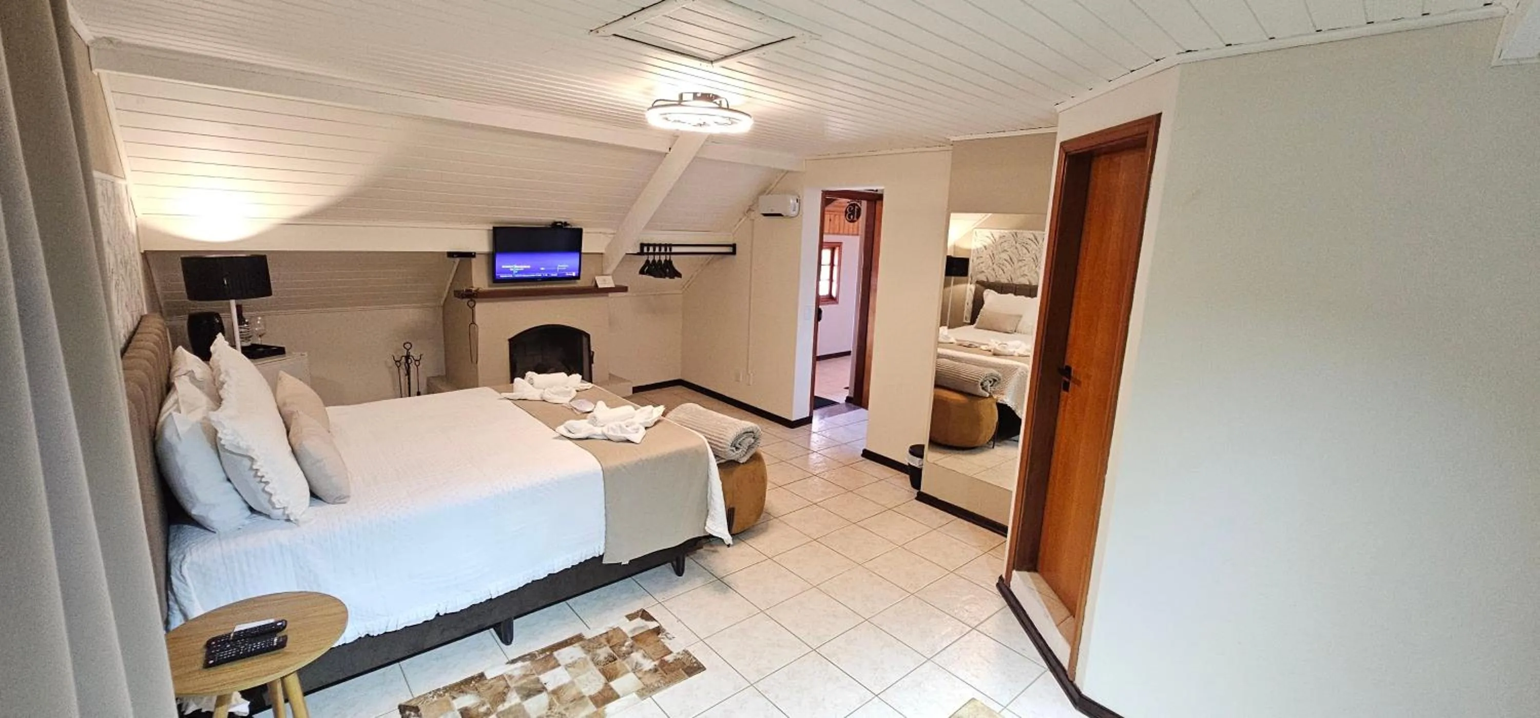 Bed in Pousada Flor de Lua Monte Verde