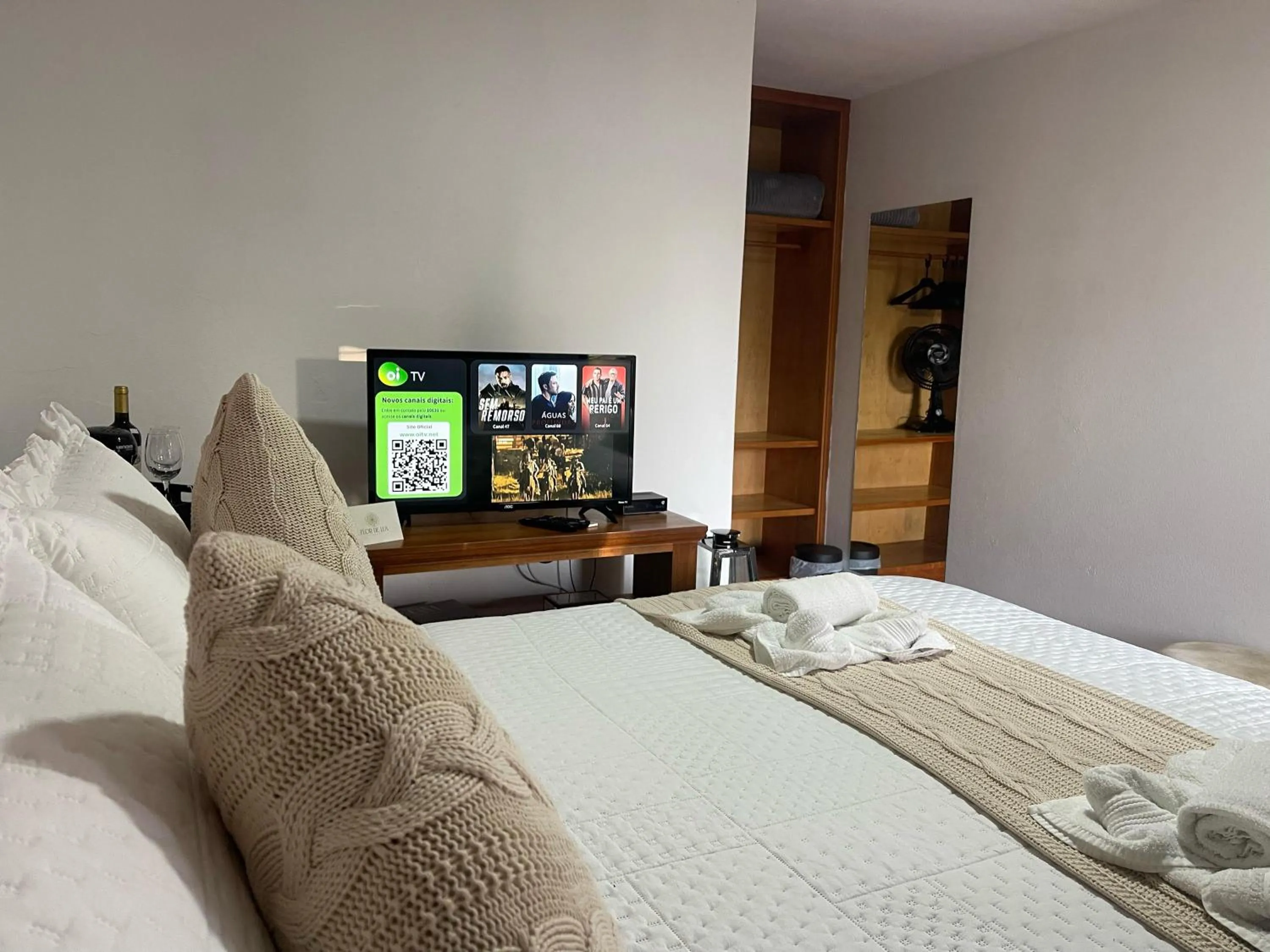 Bed in Pousada Flor de Lua Monte Verde