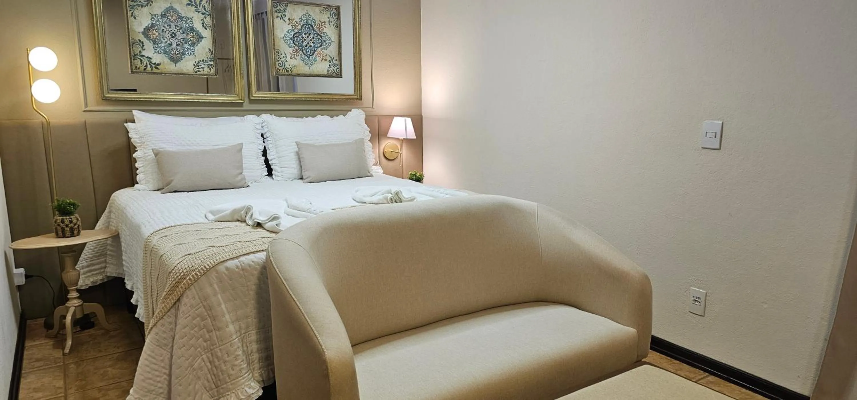 Bed in Pousada Flor de Lua Monte Verde