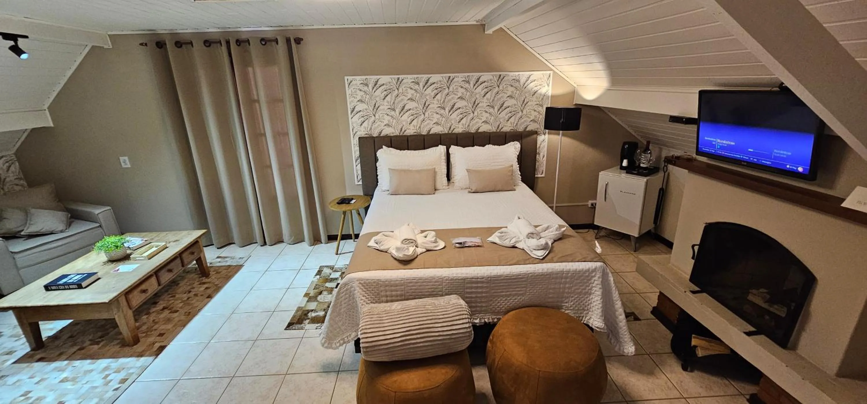 Bed in Pousada Flor de Lua Monte Verde