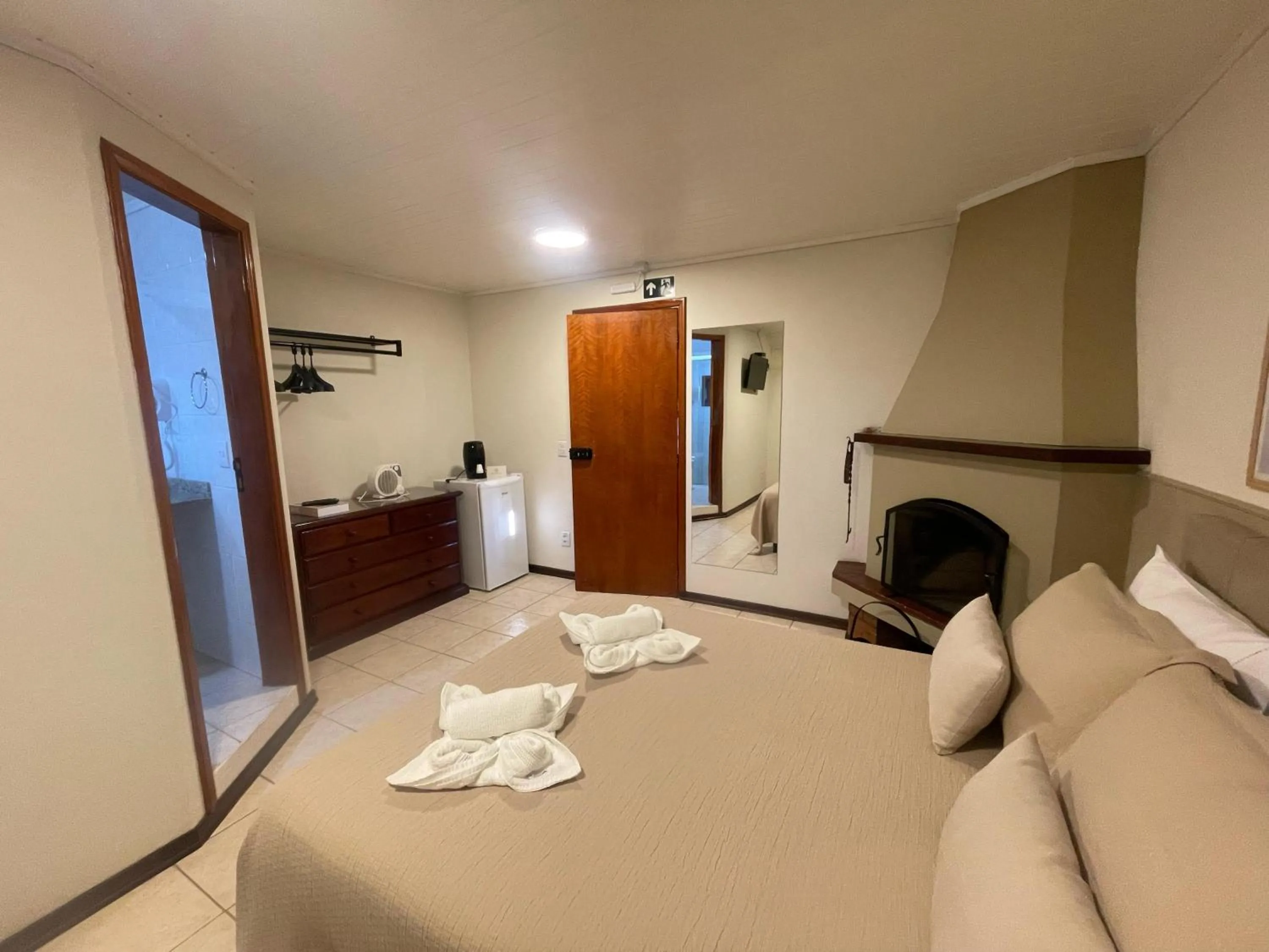 Bed in Pousada Flor de Lua Monte Verde