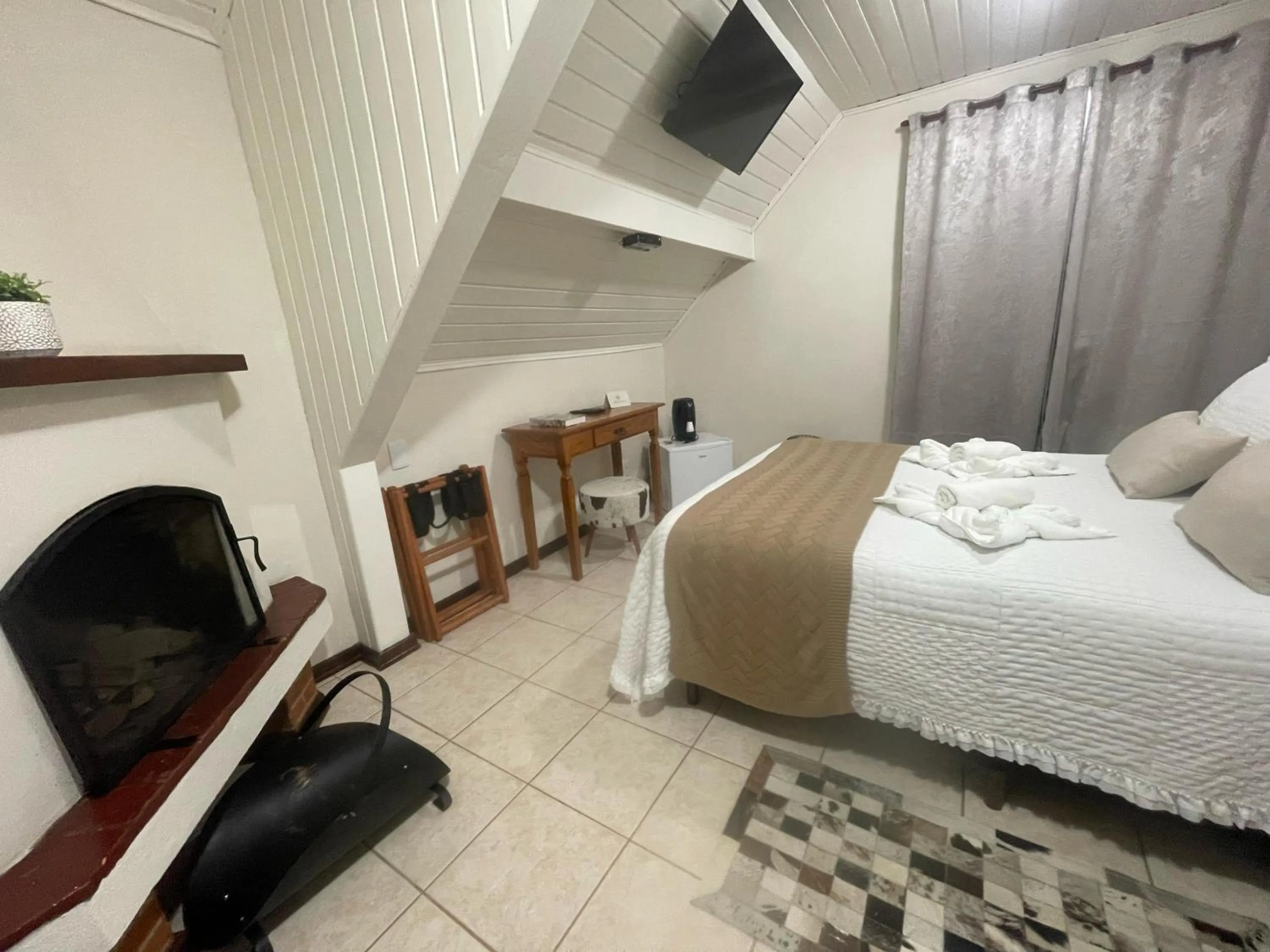 Bed in Pousada Flor de Lua Monte Verde