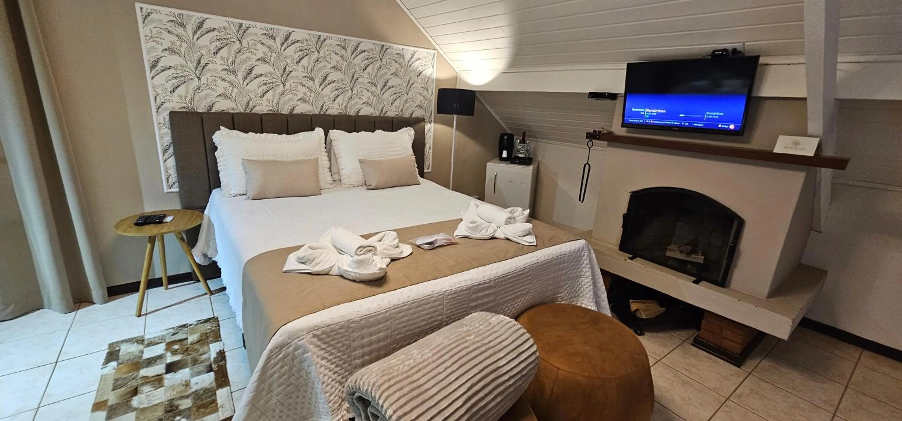 Bed in Pousada Flor de Lua Monte Verde