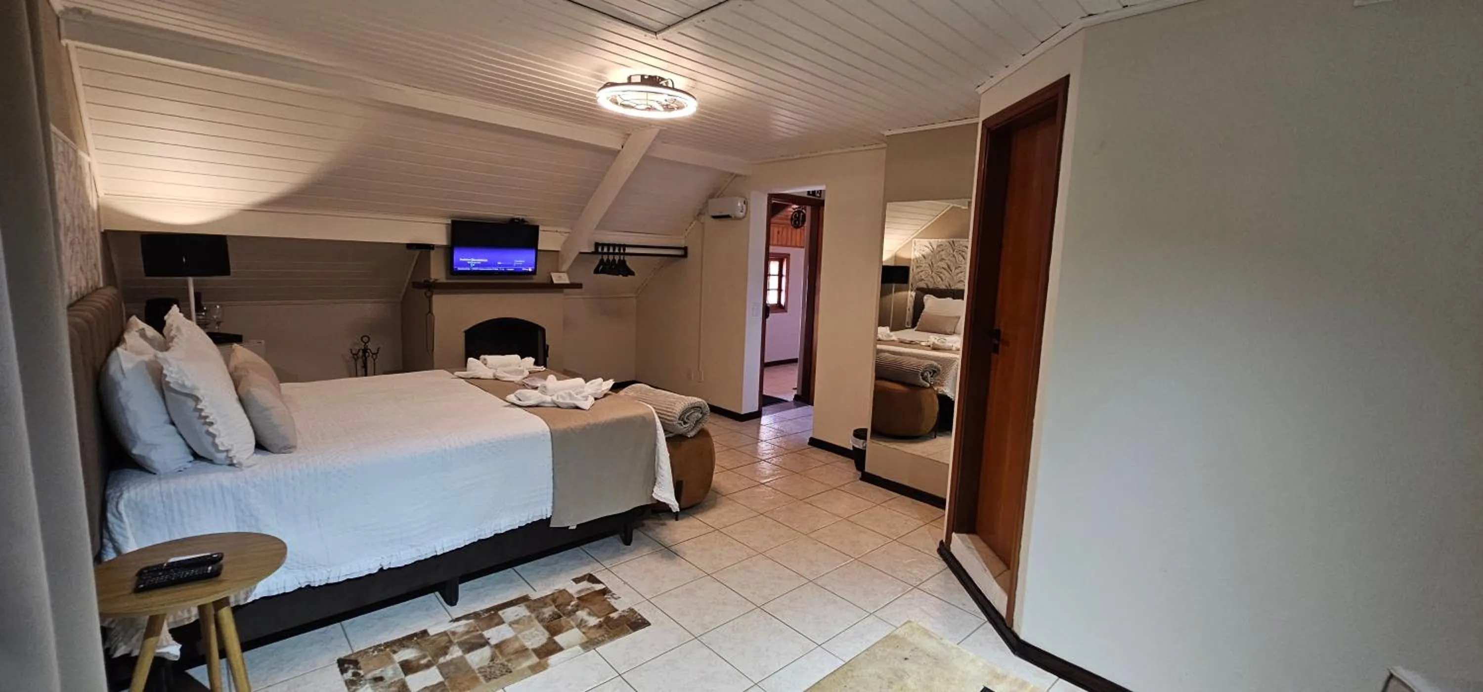 Bed in Pousada Flor de Lua Monte Verde