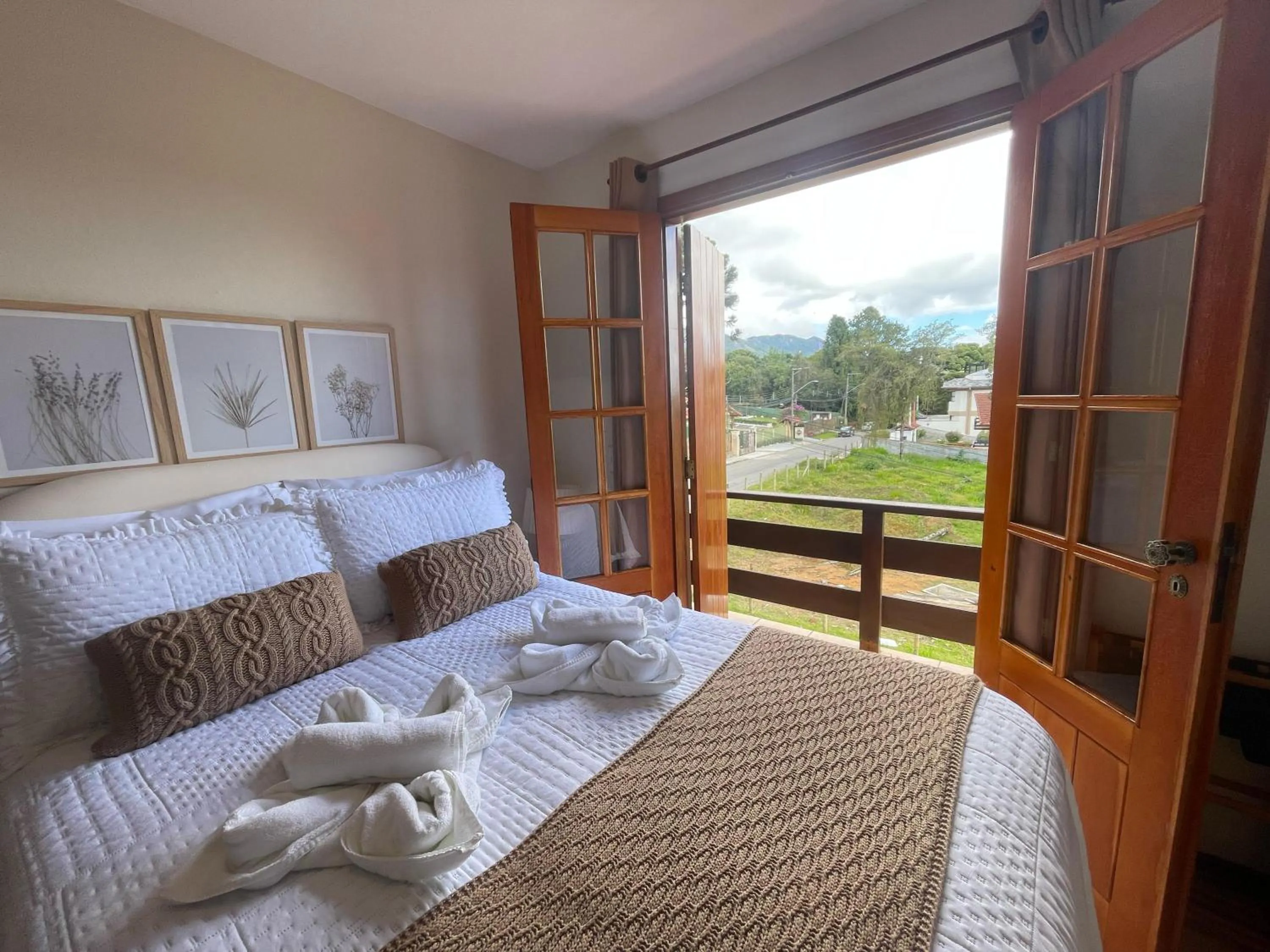 Bed in Pousada Flor de Lua Monte Verde