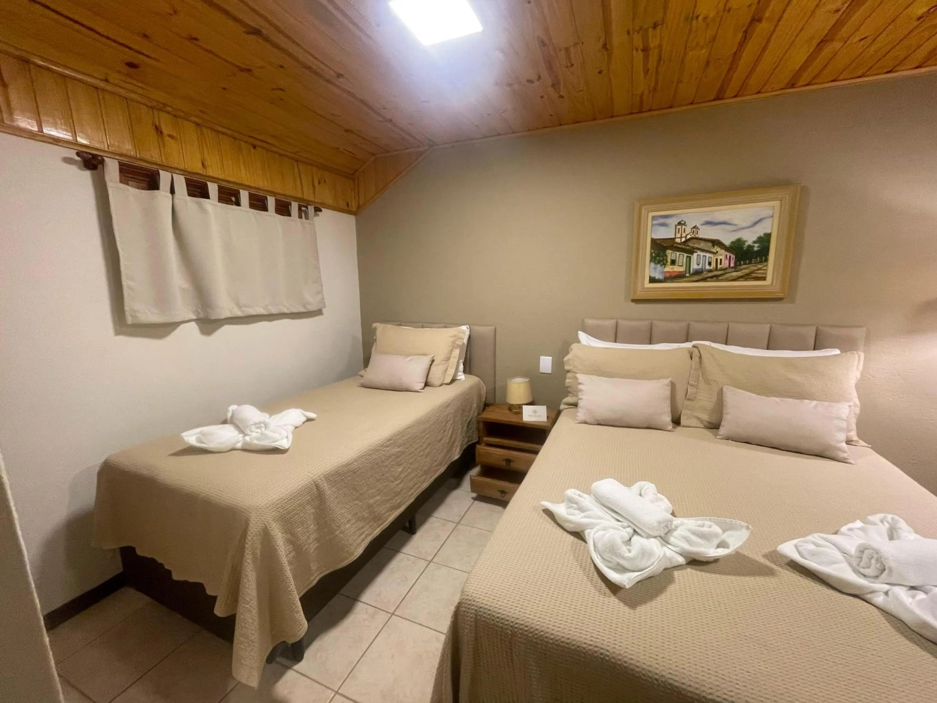 Bed in Pousada Flor de Lua Monte Verde