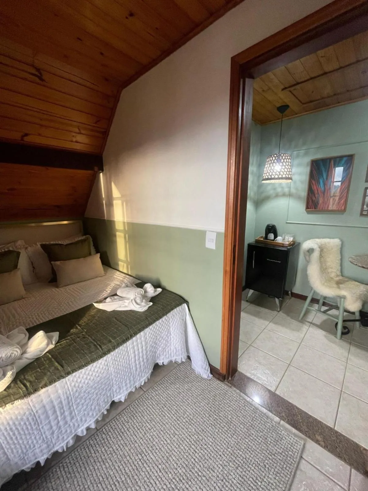 Bed in Pousada Flor de Lua Monte Verde