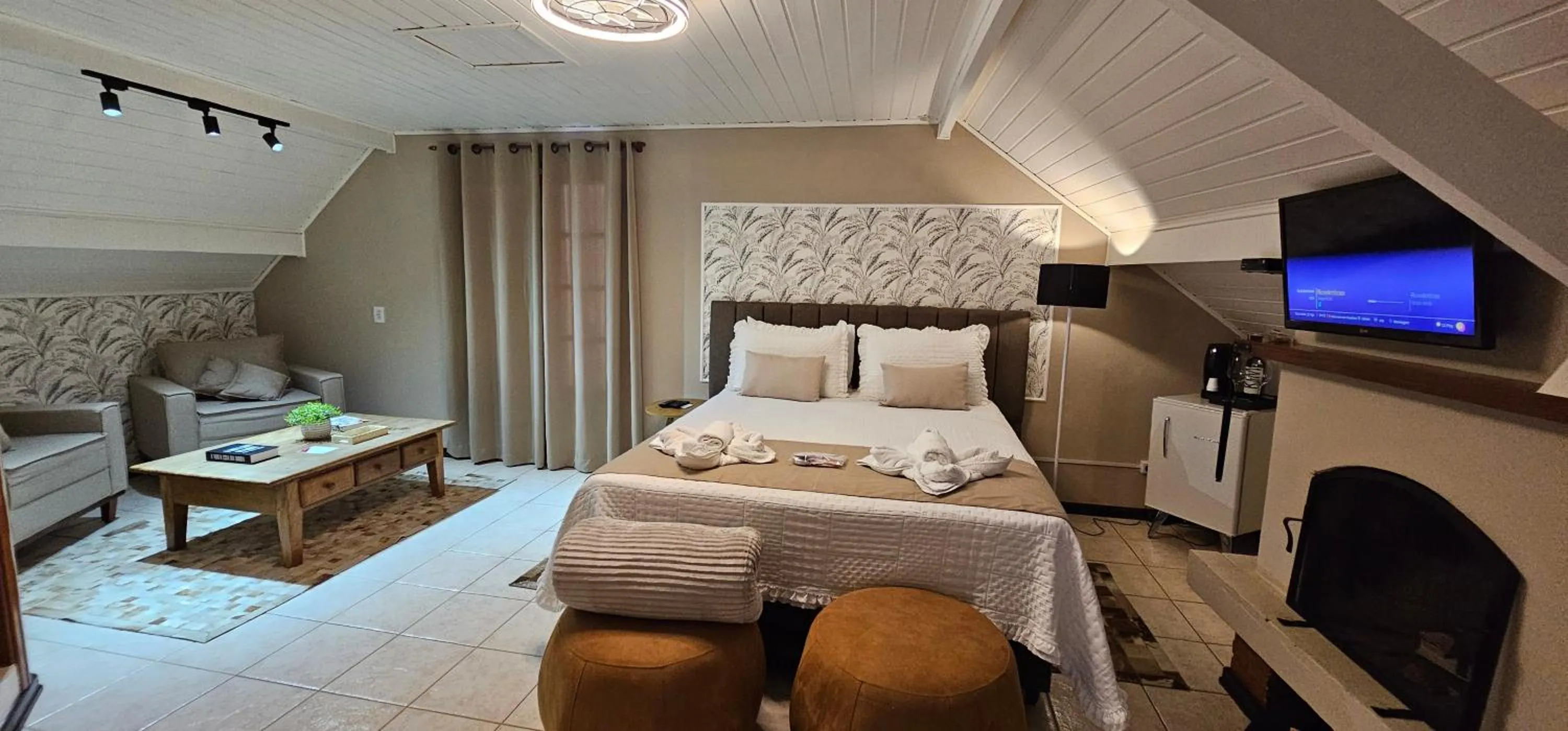 Bed in Pousada Flor de Lua Monte Verde