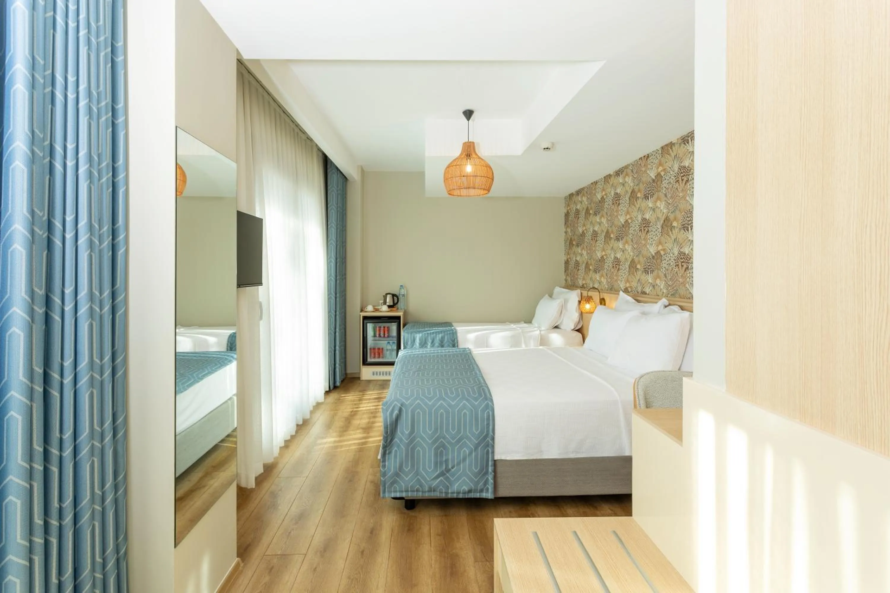 Bed in Güllük Uno Elegance Otel