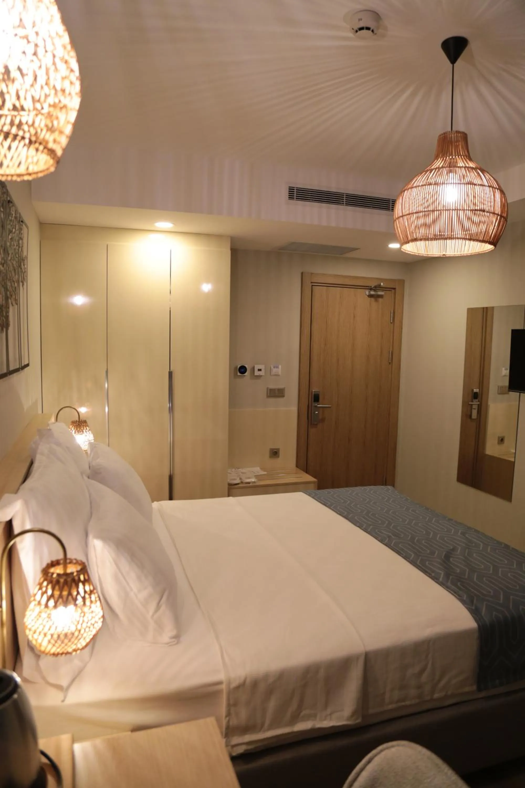 Bed in Güllük Uno Elegance Otel