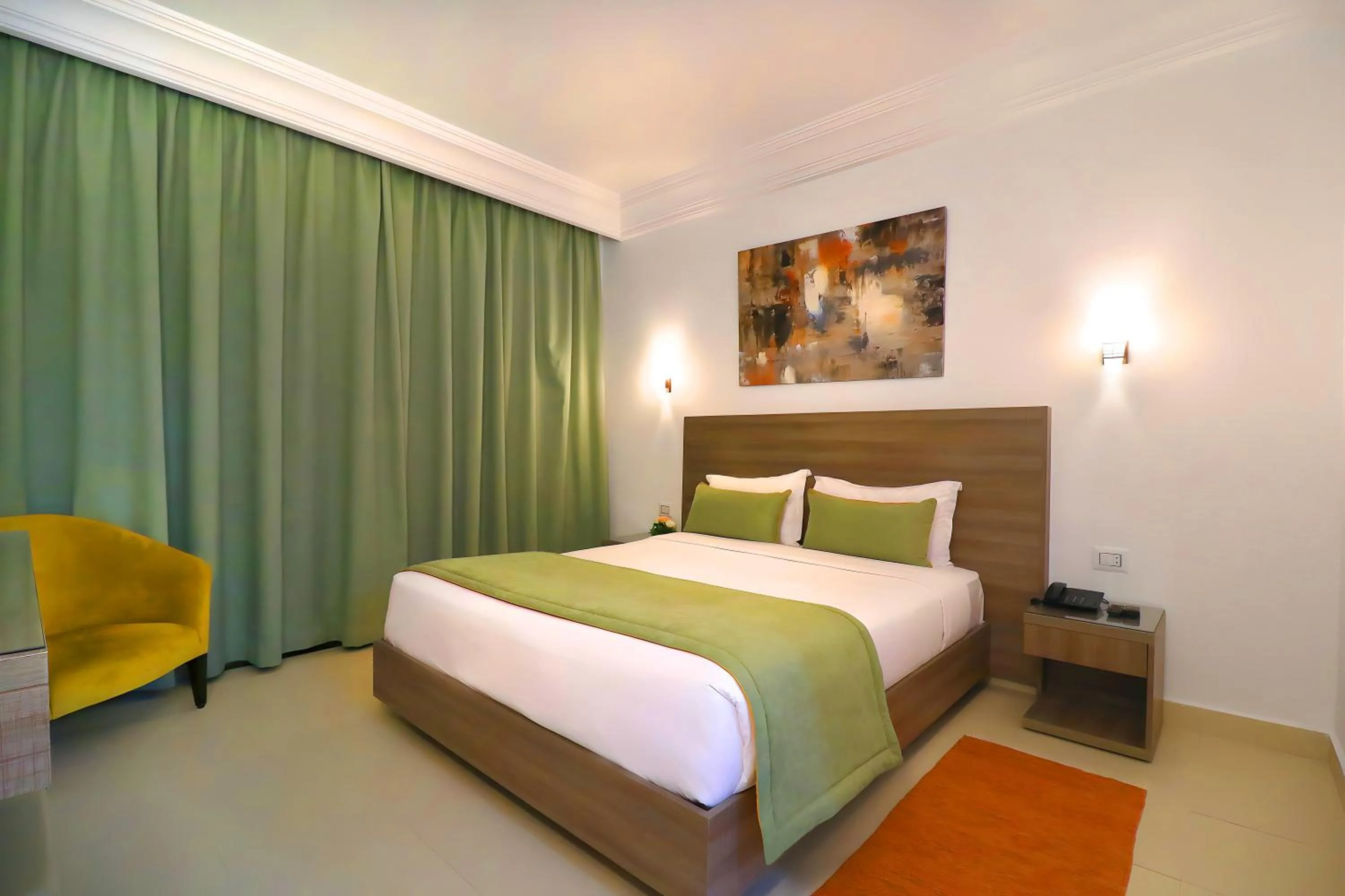 Bed in El Oumara Hotel