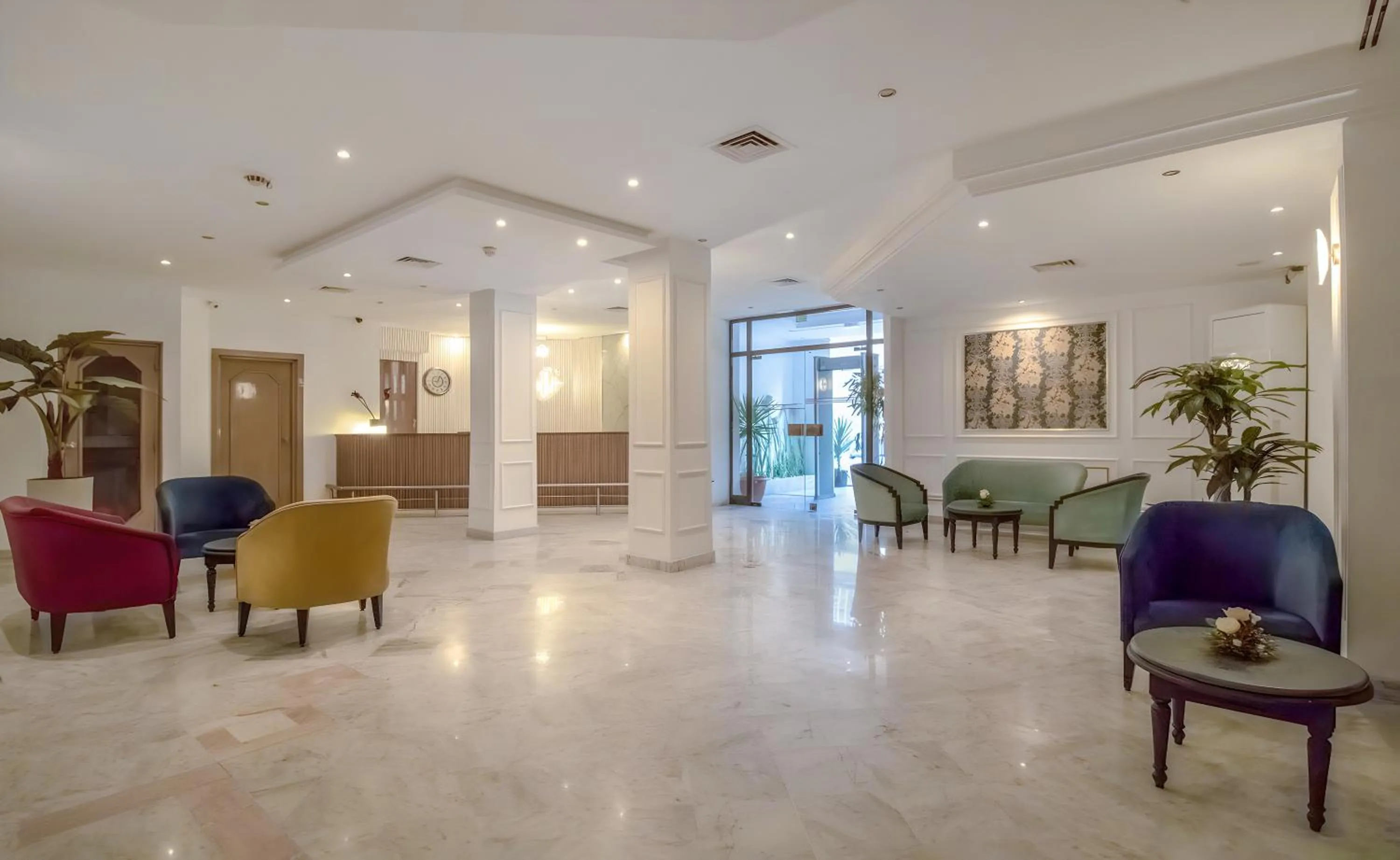 Lobby or reception in El Oumara Hotel