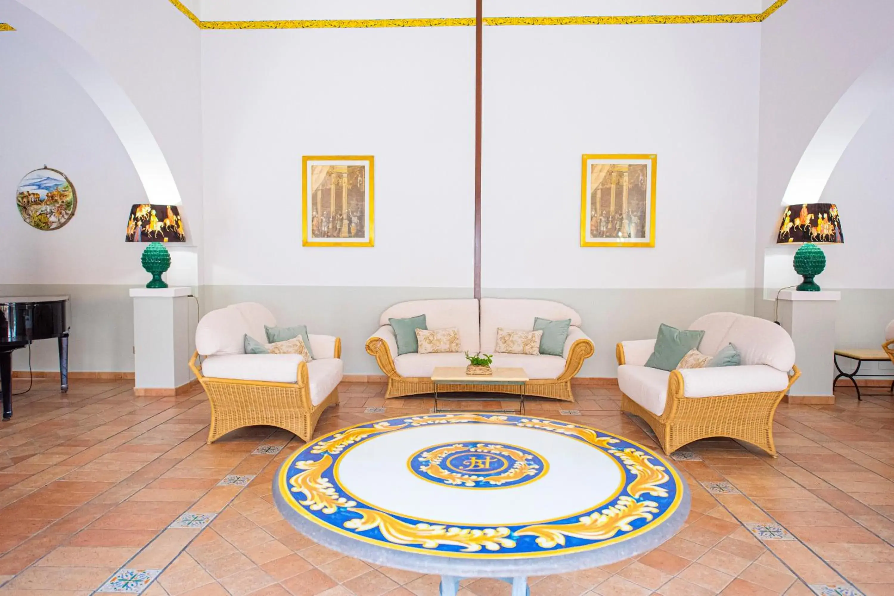 Lobby or reception in Baia Taormina - CDSHotels Lobby or reception in Baia Taormina - CDSHotels
