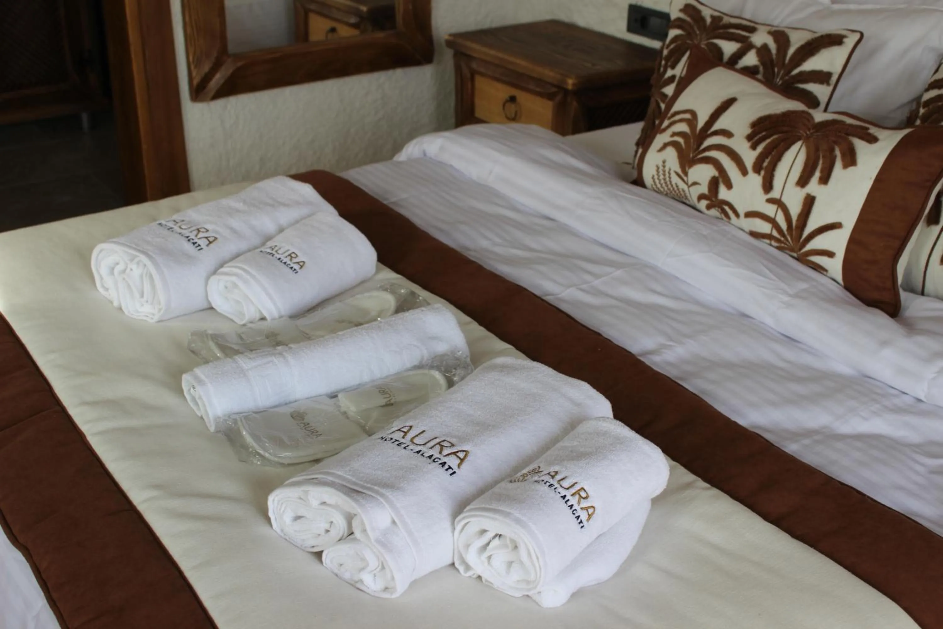 towels in Aura Village Alaçatı