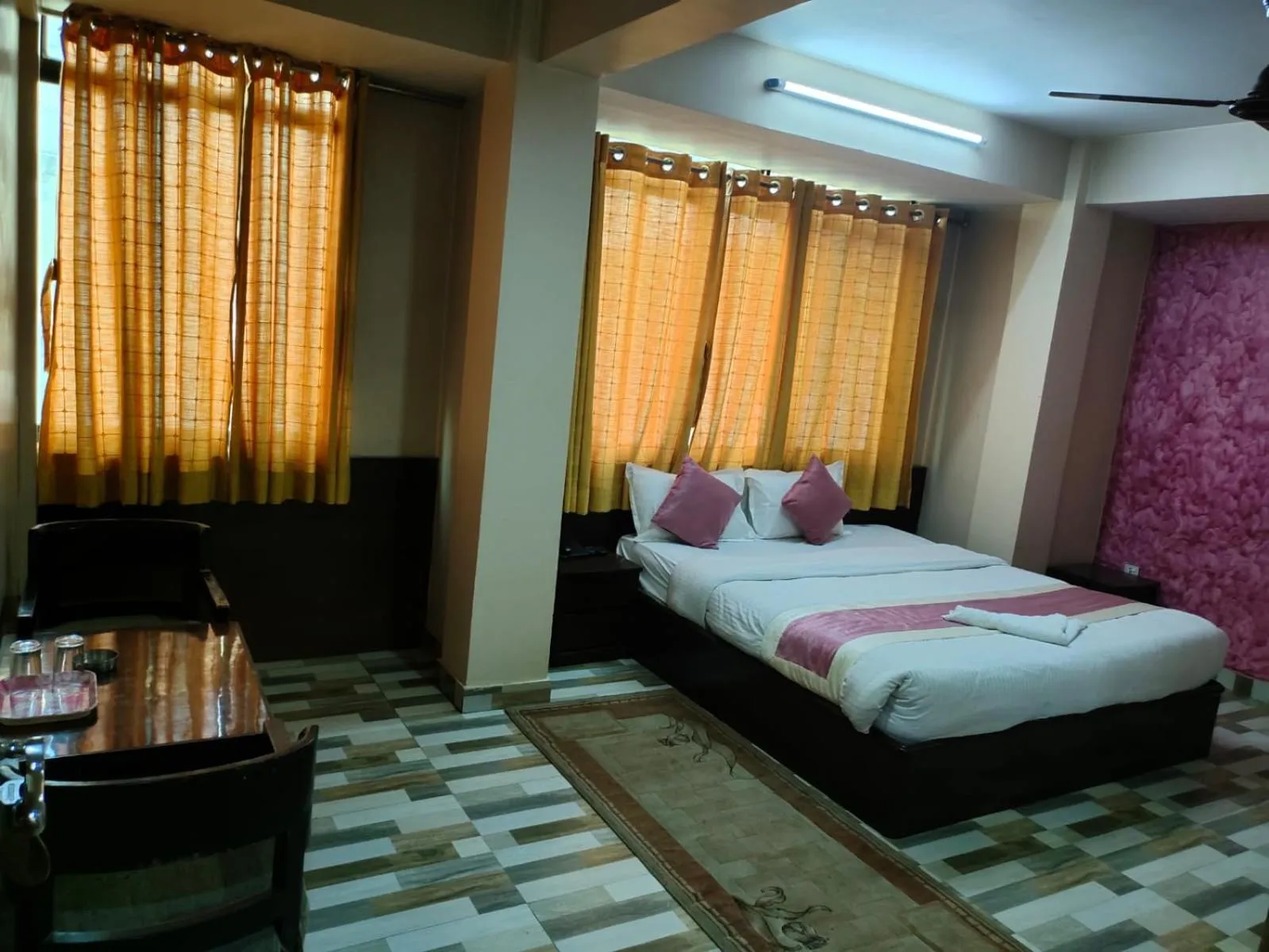 Bed in Rameshworam Hotel