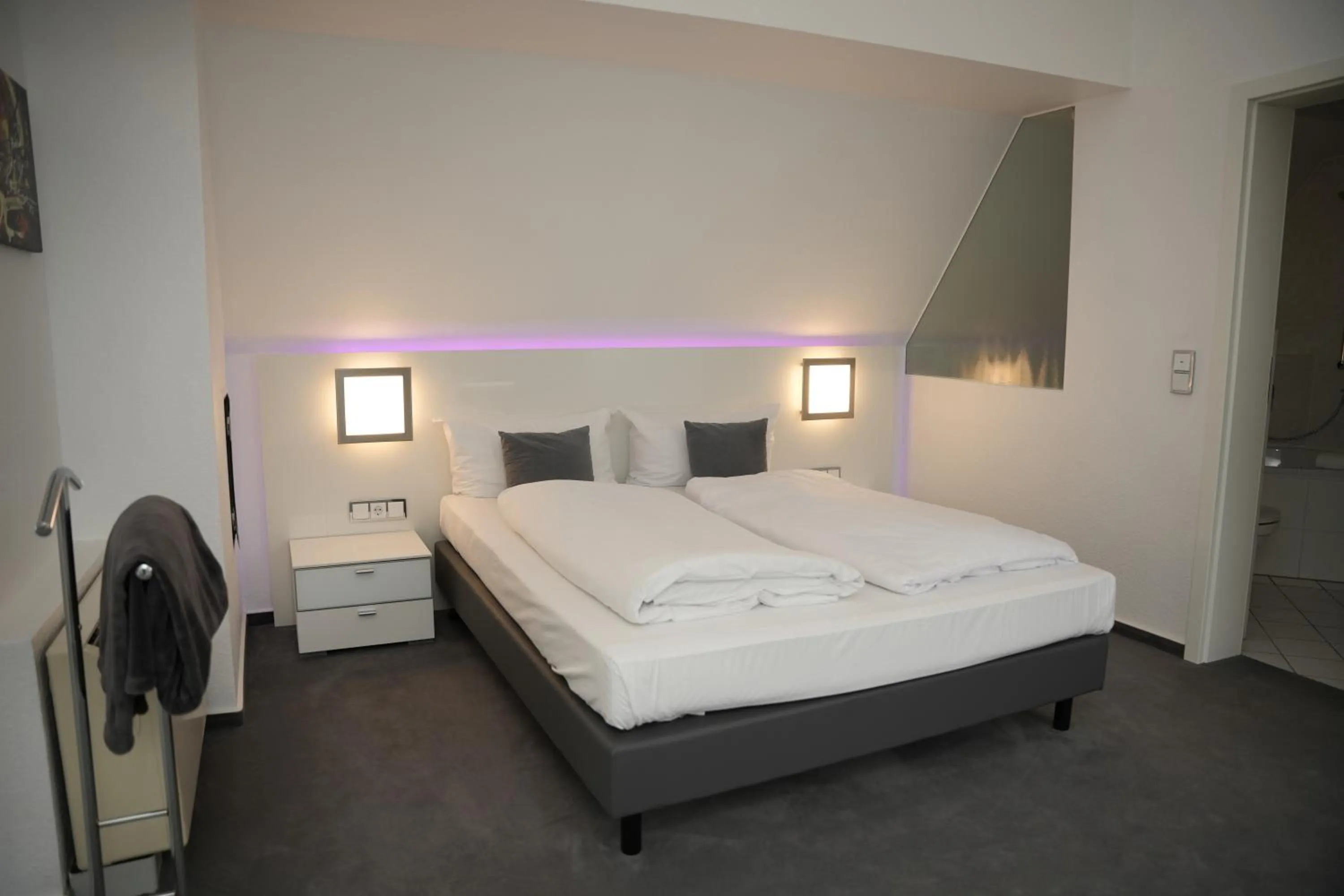 Bed in Weber Hotel Mannheim