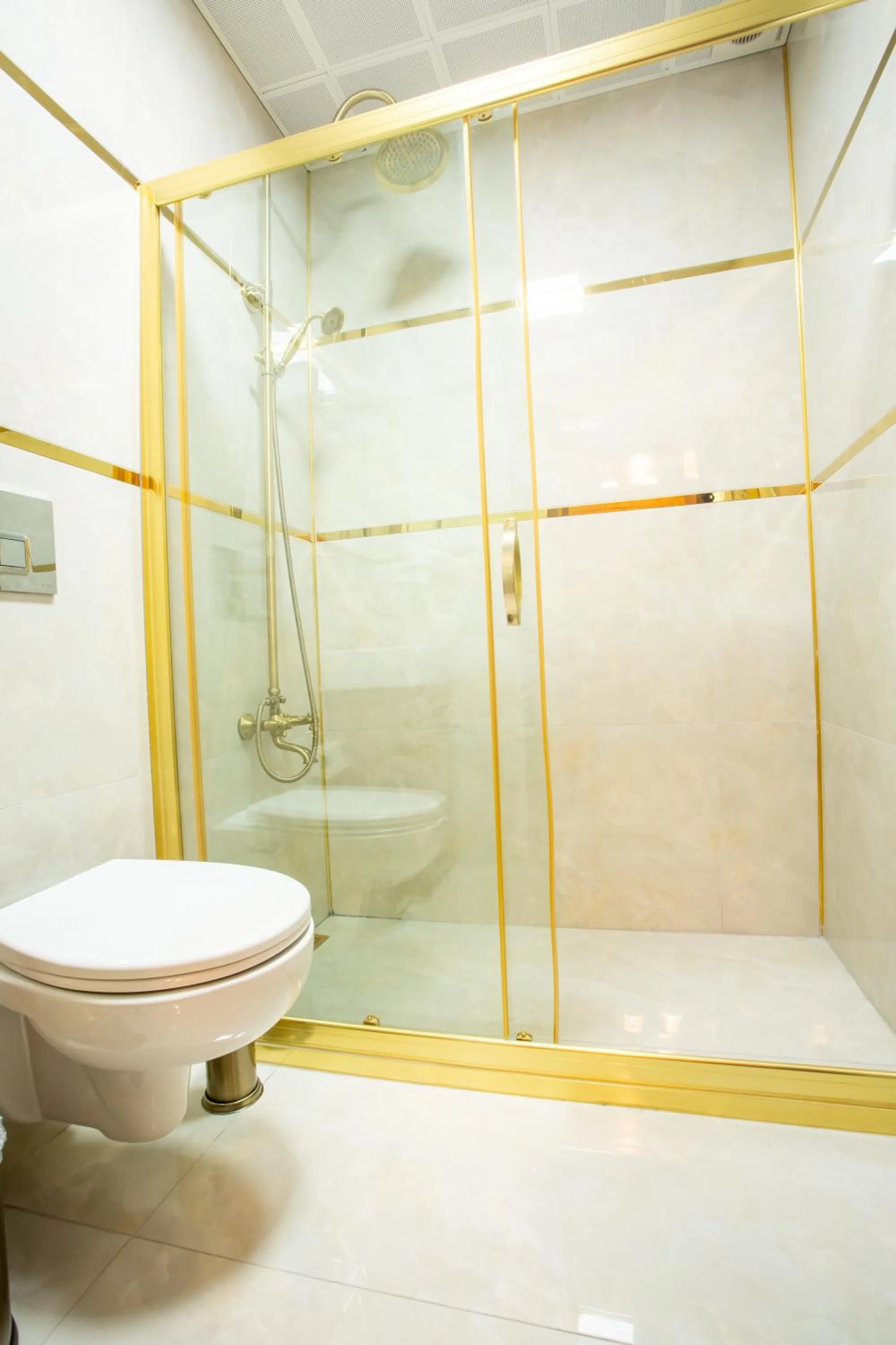 Shower in Sayina Hotel