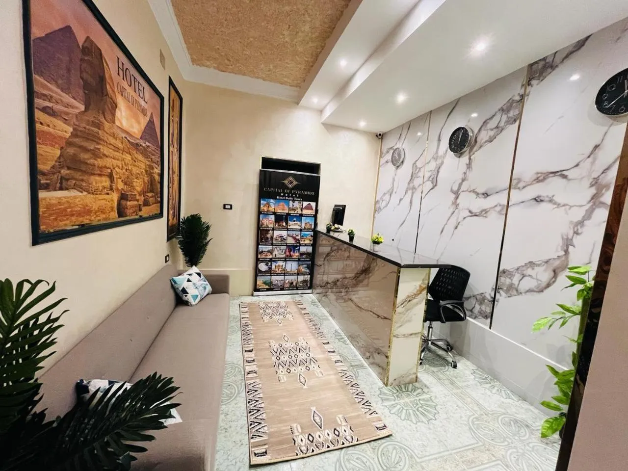 Lobby or reception in Capital Of Pyramids Hotel