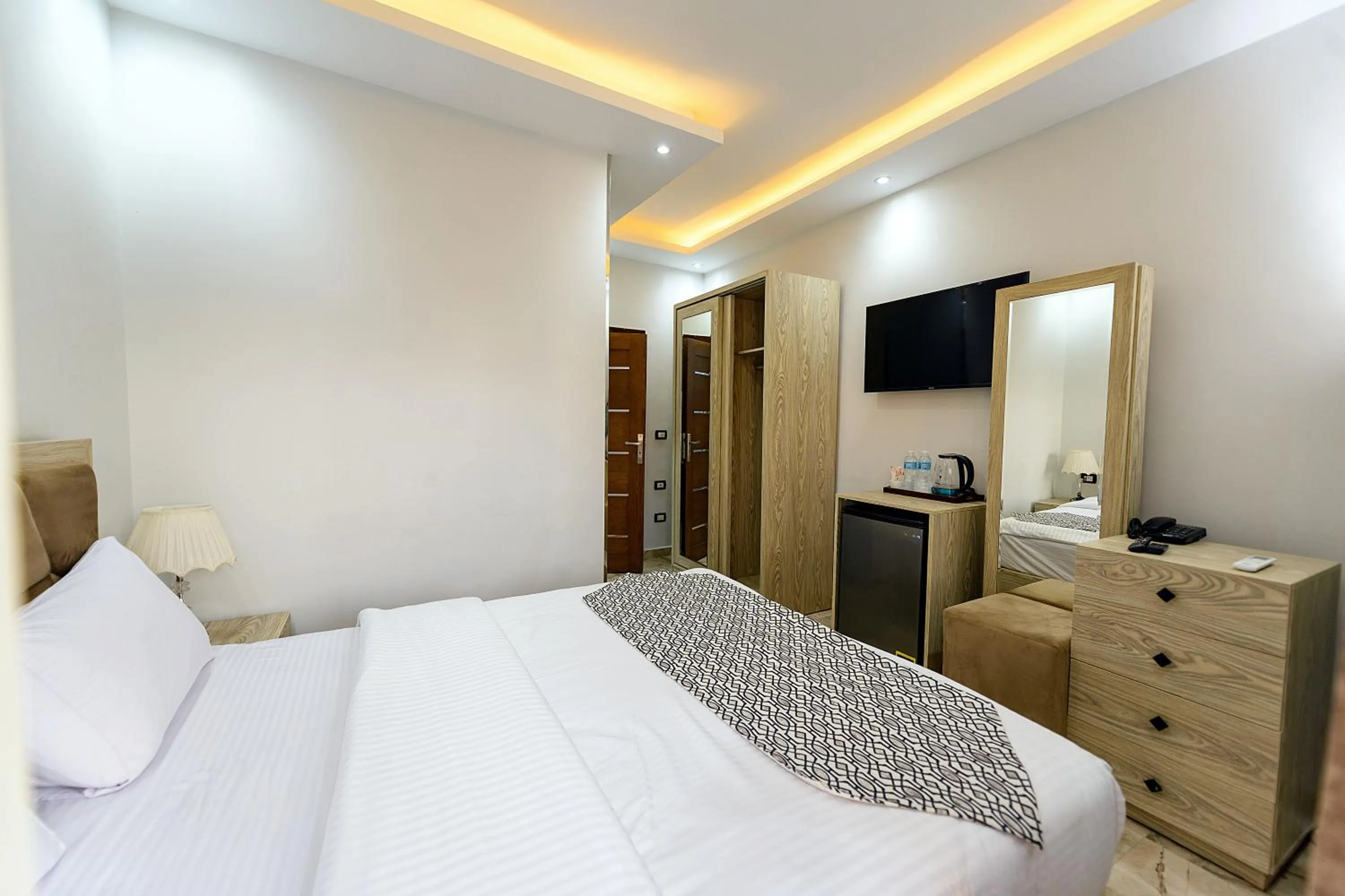 Photo of the whole room, Bed in Capital Of Pyramids Hotel