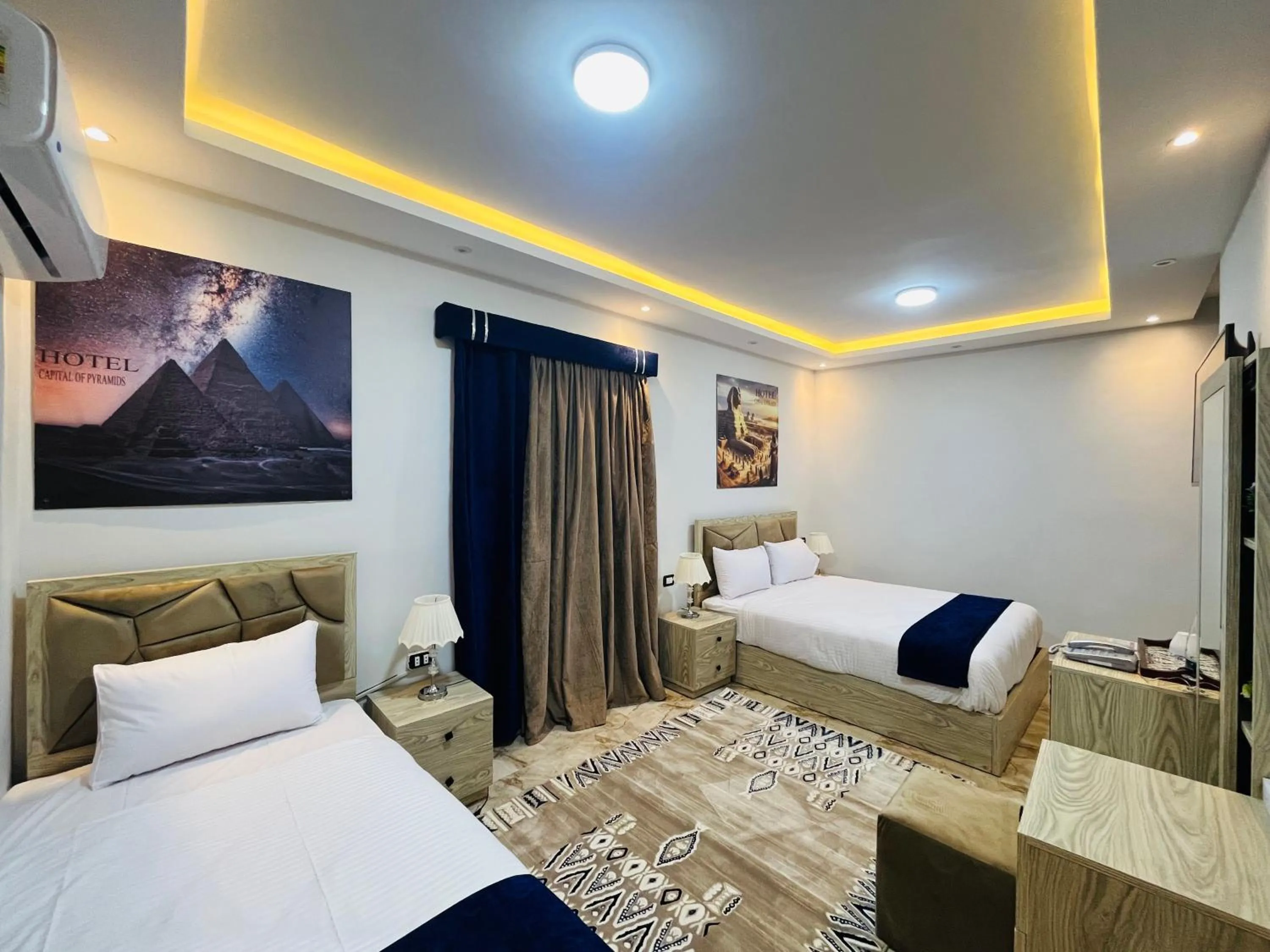 Bed in Capital Of Pyramids Hotel