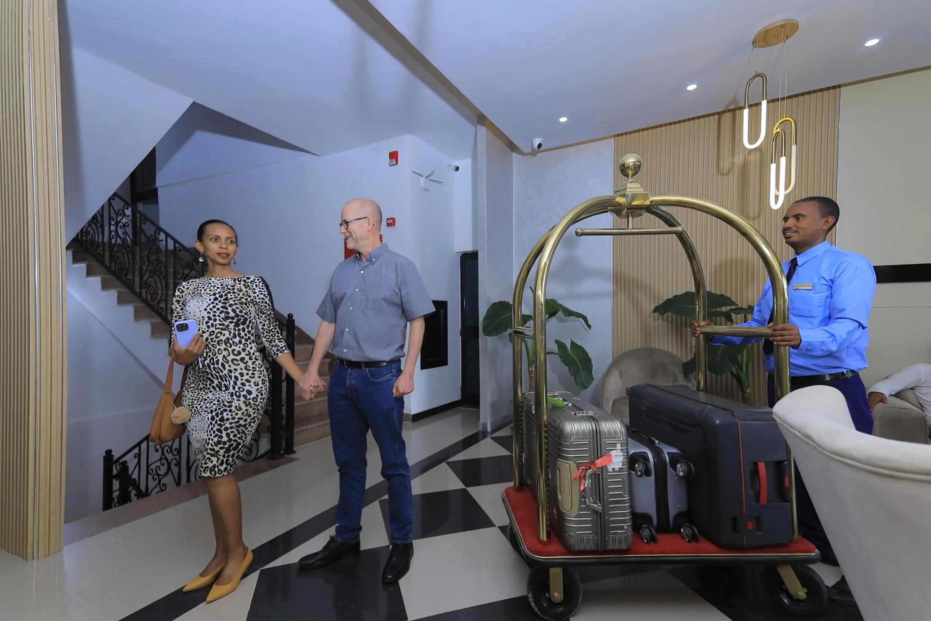 Lobby or reception in Zemilo Hotel Apartment