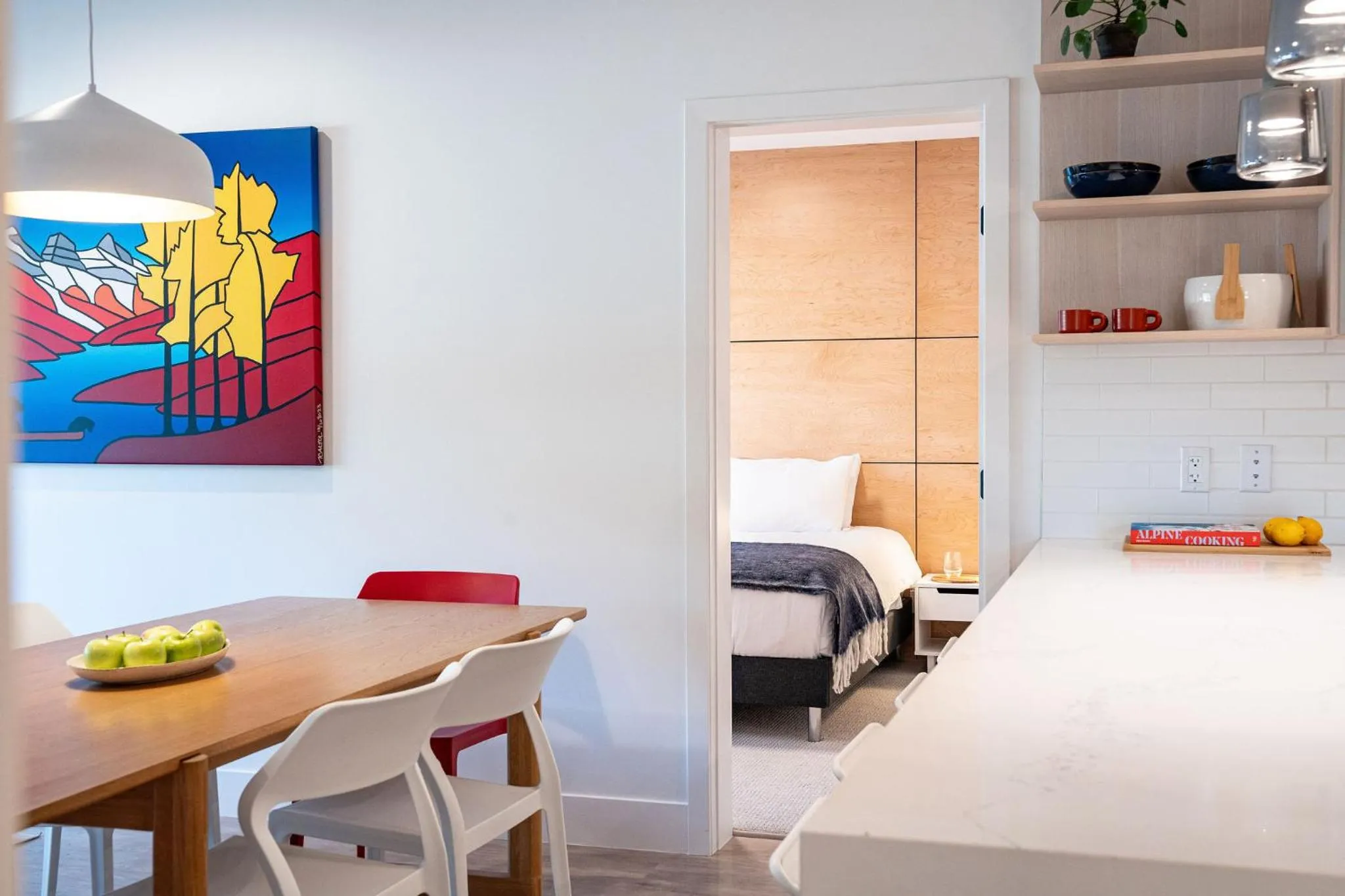 Bed in Hygge Haus by Revelstoke Vacations