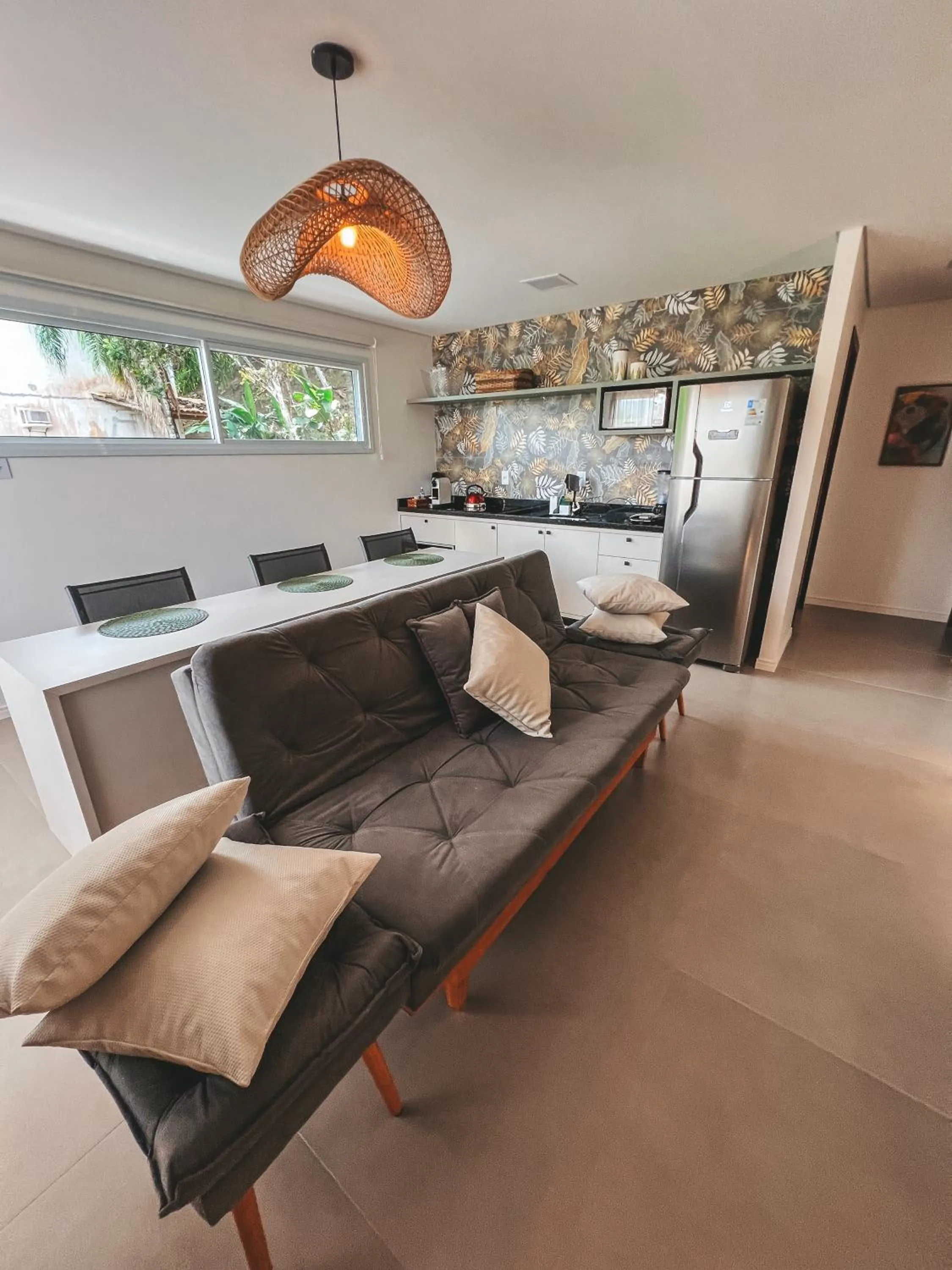 Living room in Villa Verde Bangalô - Garopaba - SC