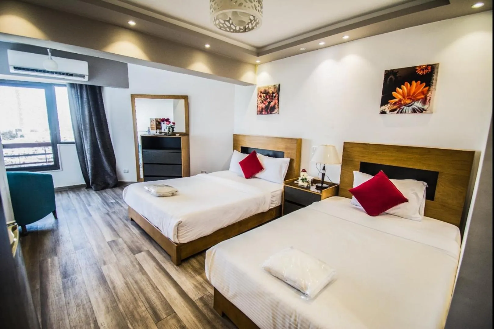 Bed in Nile Guardian Hotel