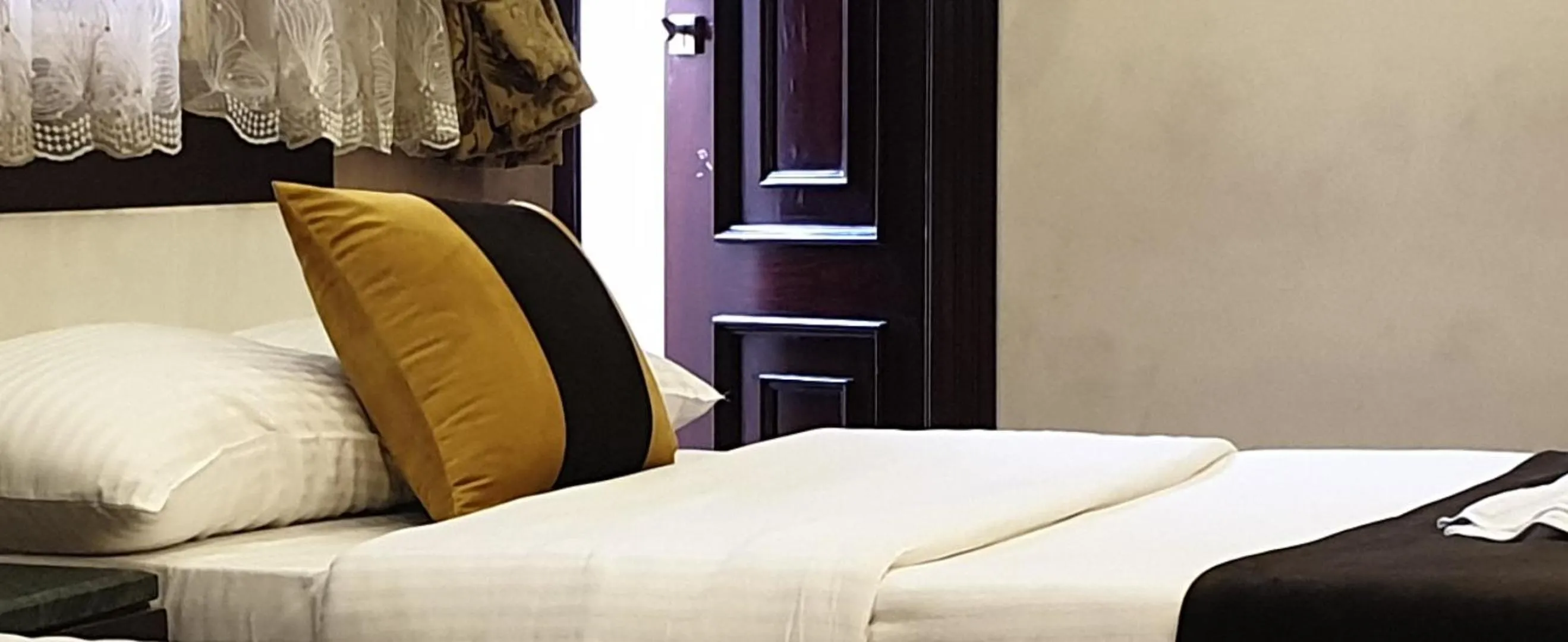 Bed in Nile Guardian Hotel