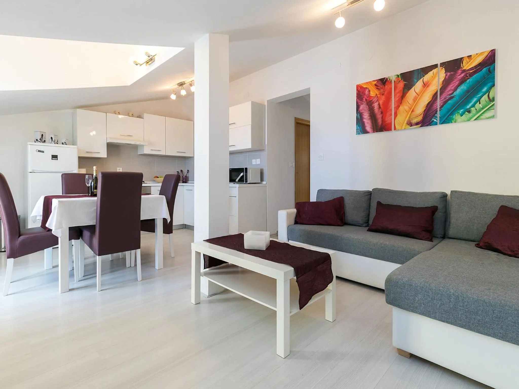 Living room in Apartments Olea