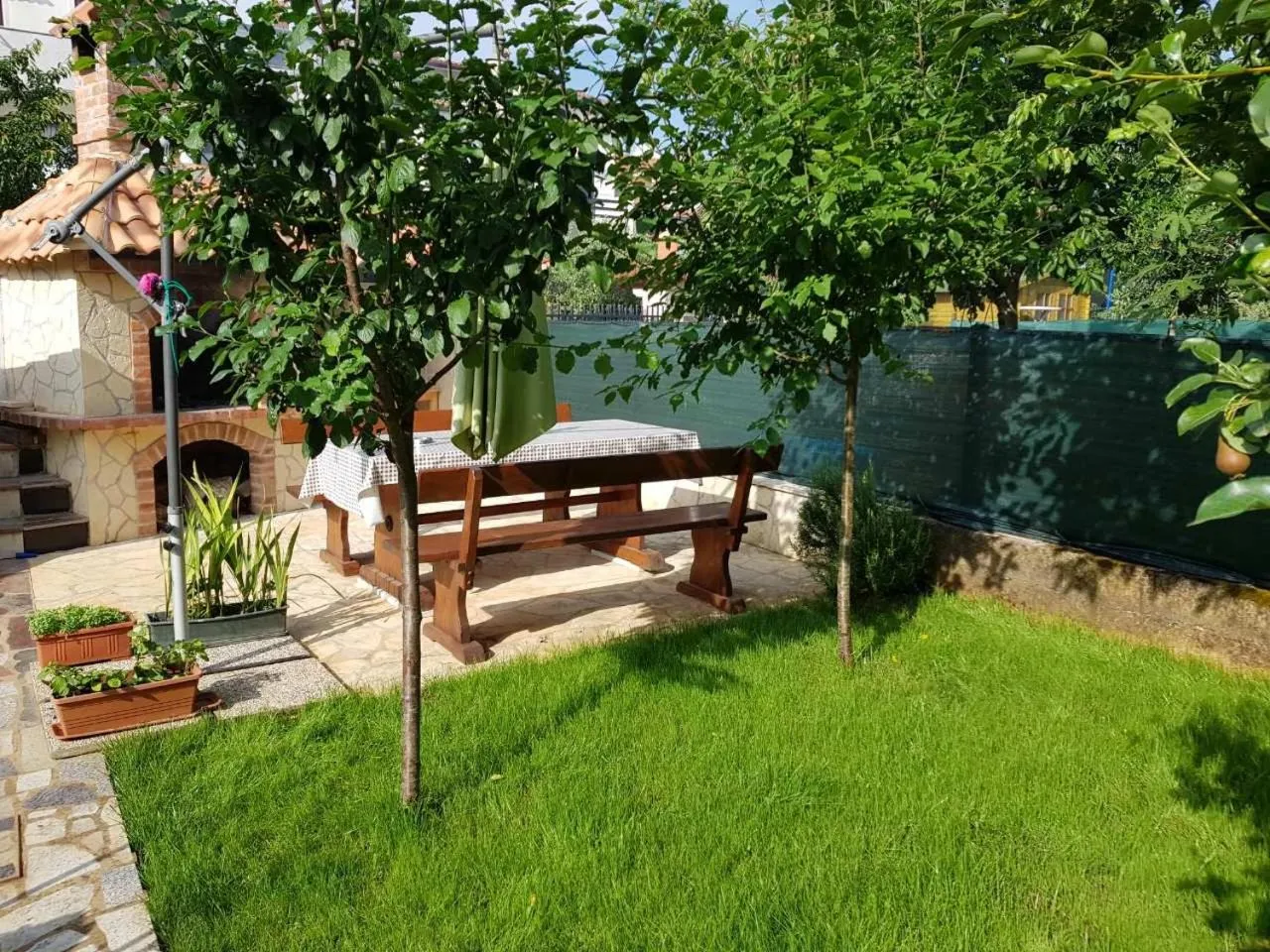 BBQ facilities in Apartments Olea